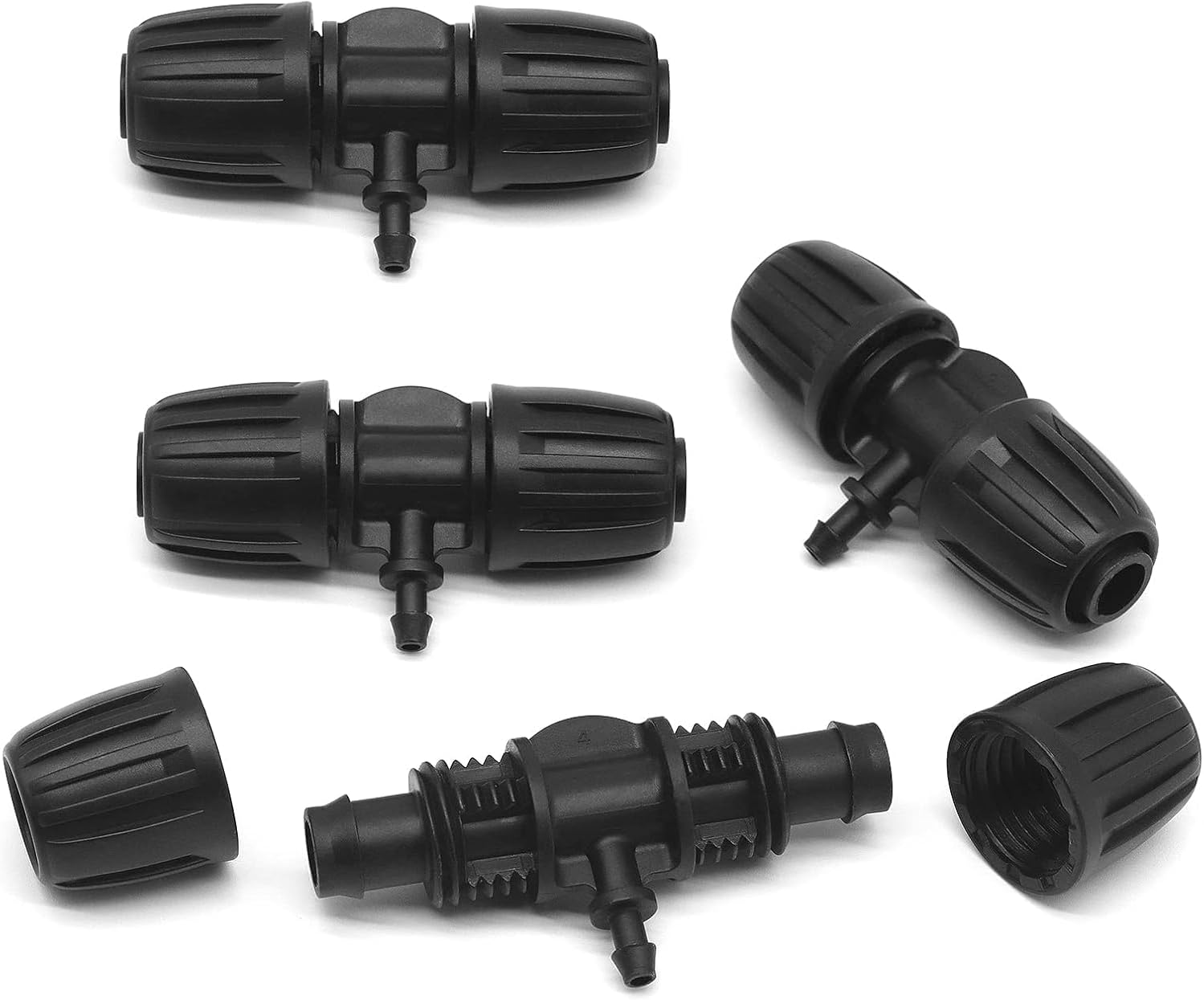 Thumbnail 2 de Wzzy Gurden 15Pcs Quick Connect 1/2'' to 1/4'' Barbed Drip Irrigation Fittings – Tee 3-Way Connector