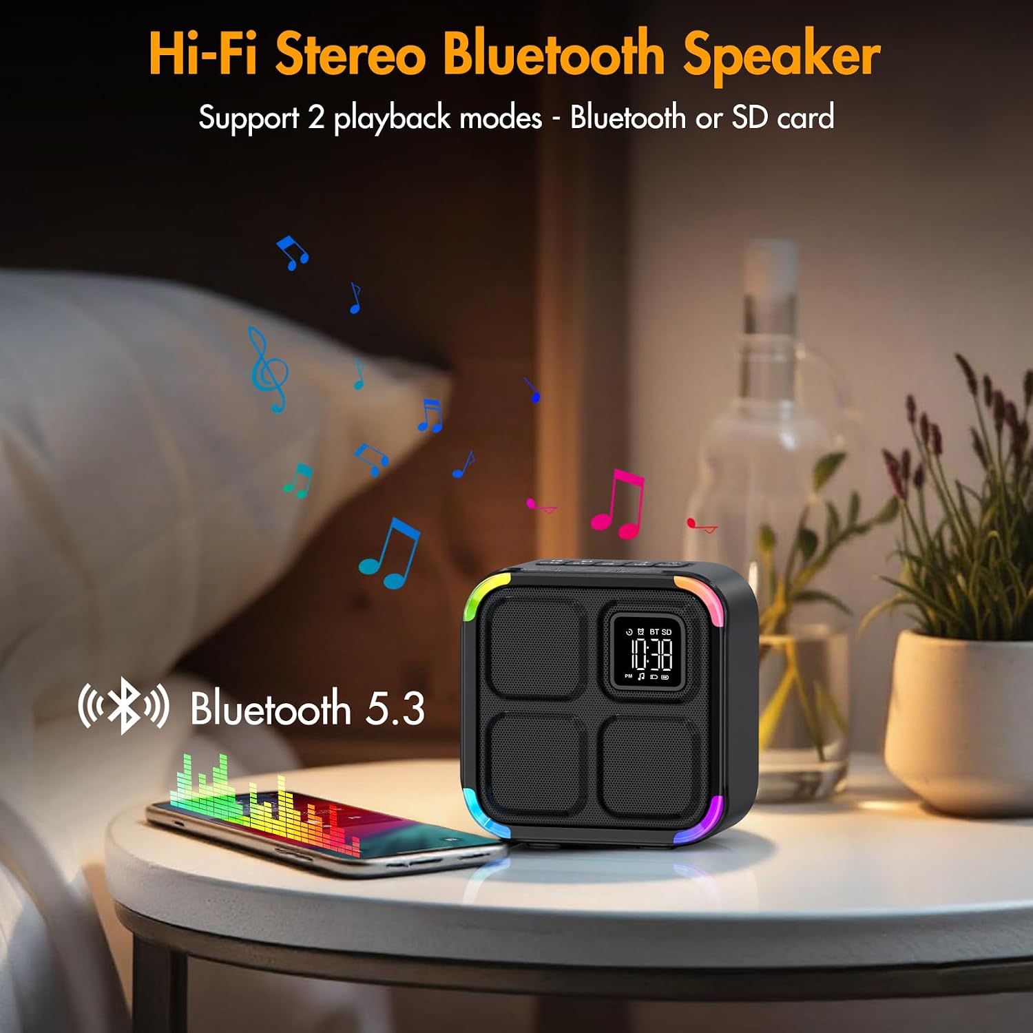 Thumbnail 3 de APUZOM Bluetooth Lautsprecher 30 Sounds