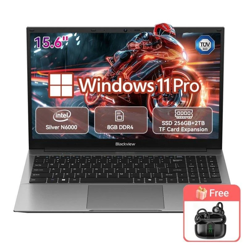 Detalle de Blackview AceBook 5 15,6" – portátil equilibrado para estudio y movilidad con Windows 11 Pro
