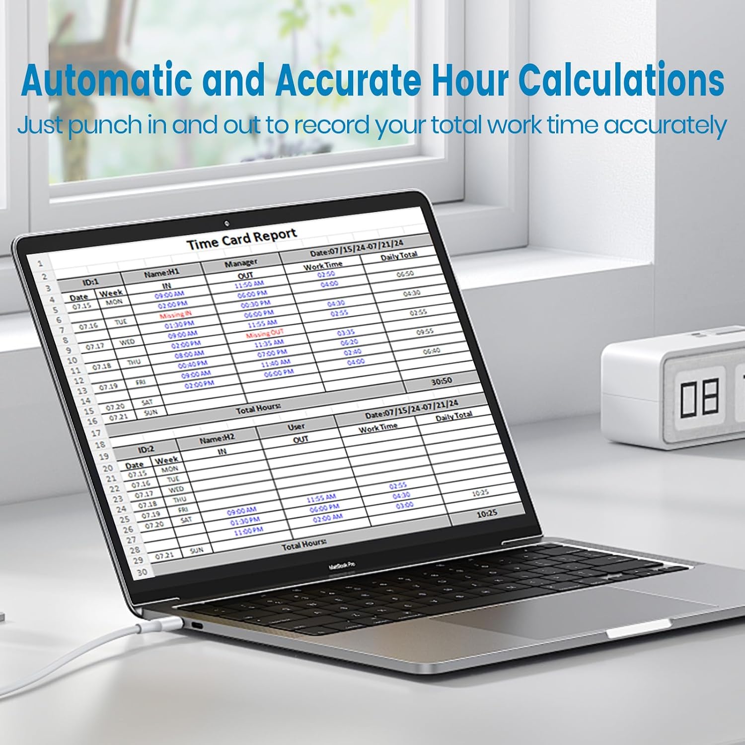 Thumbnail 1 de HapAttend H1 Clocking in Machine – A Practical Standalone Fingerprint & RFID Attendance Solution for Small Businesses