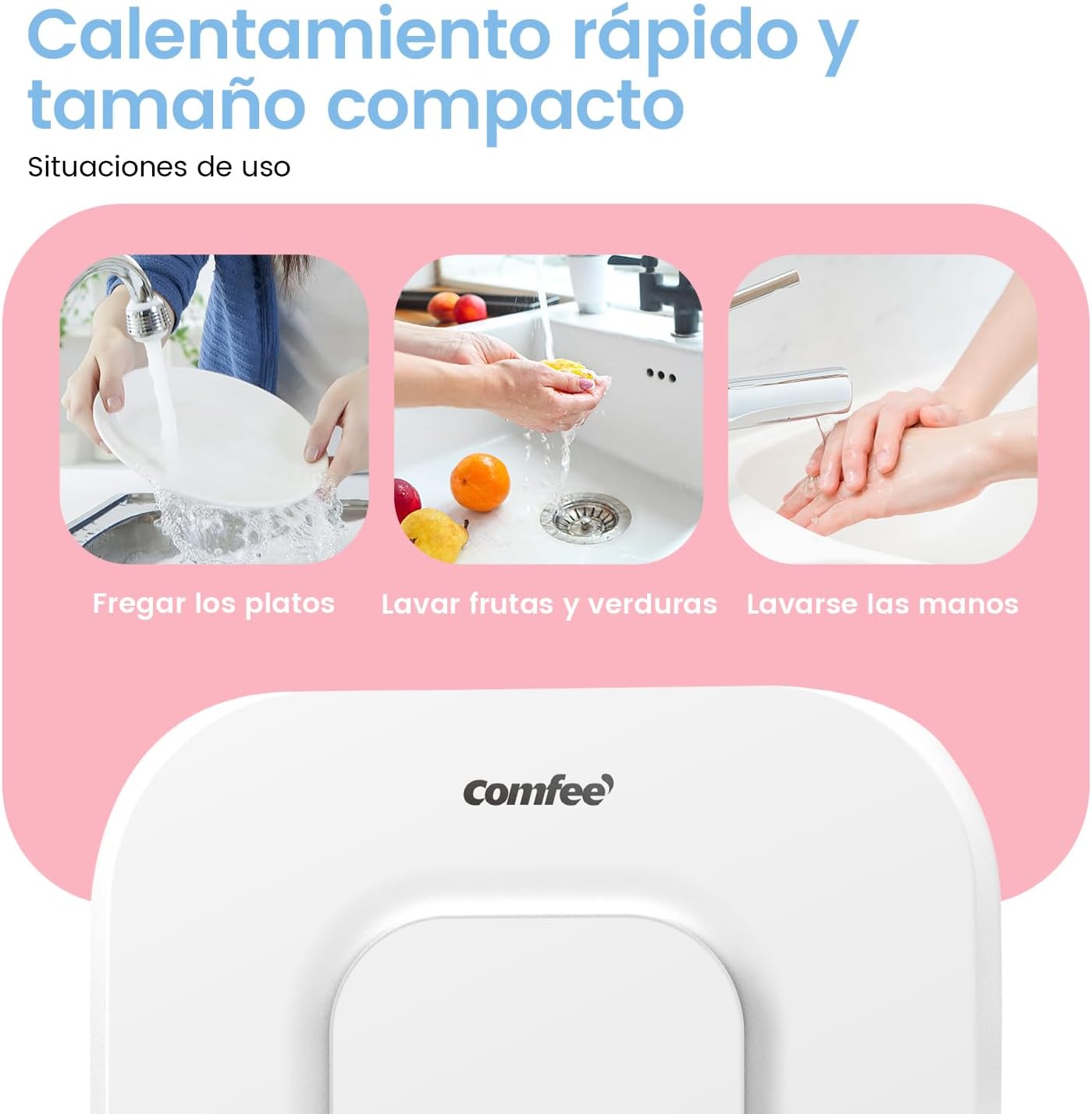 Detalle 2 de COMFEE D15-20VEU Calentador agua 15 L
