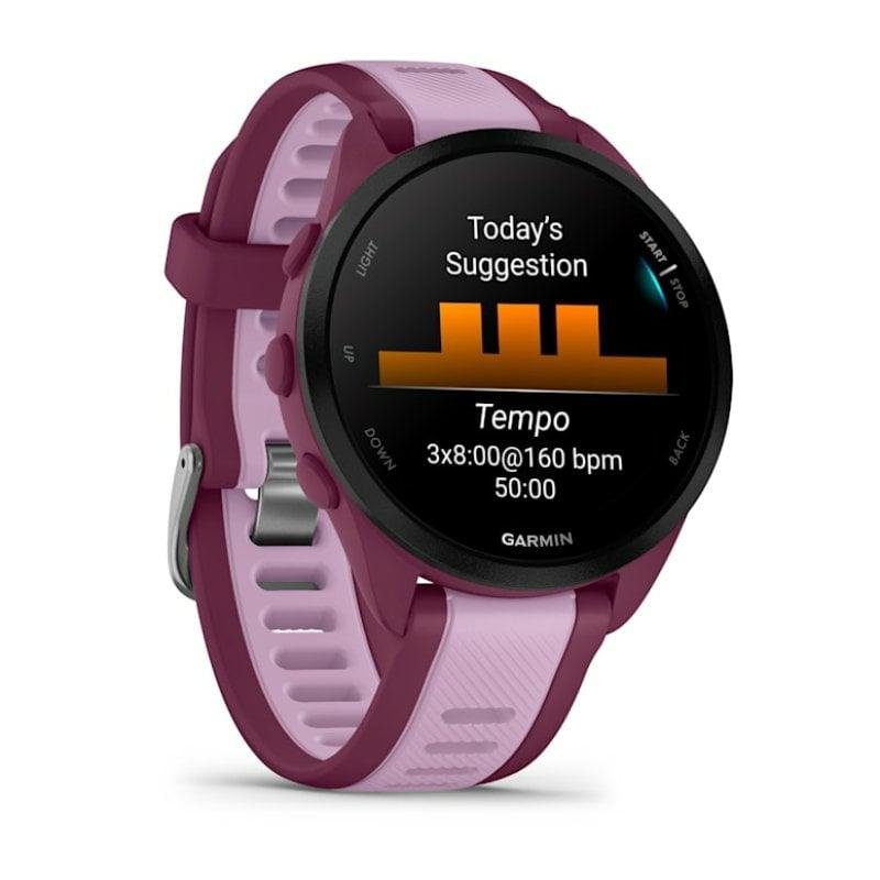 Detalle 2 de Garmin Forerunner 165 Music reloj GPS AMOLED 42 mm