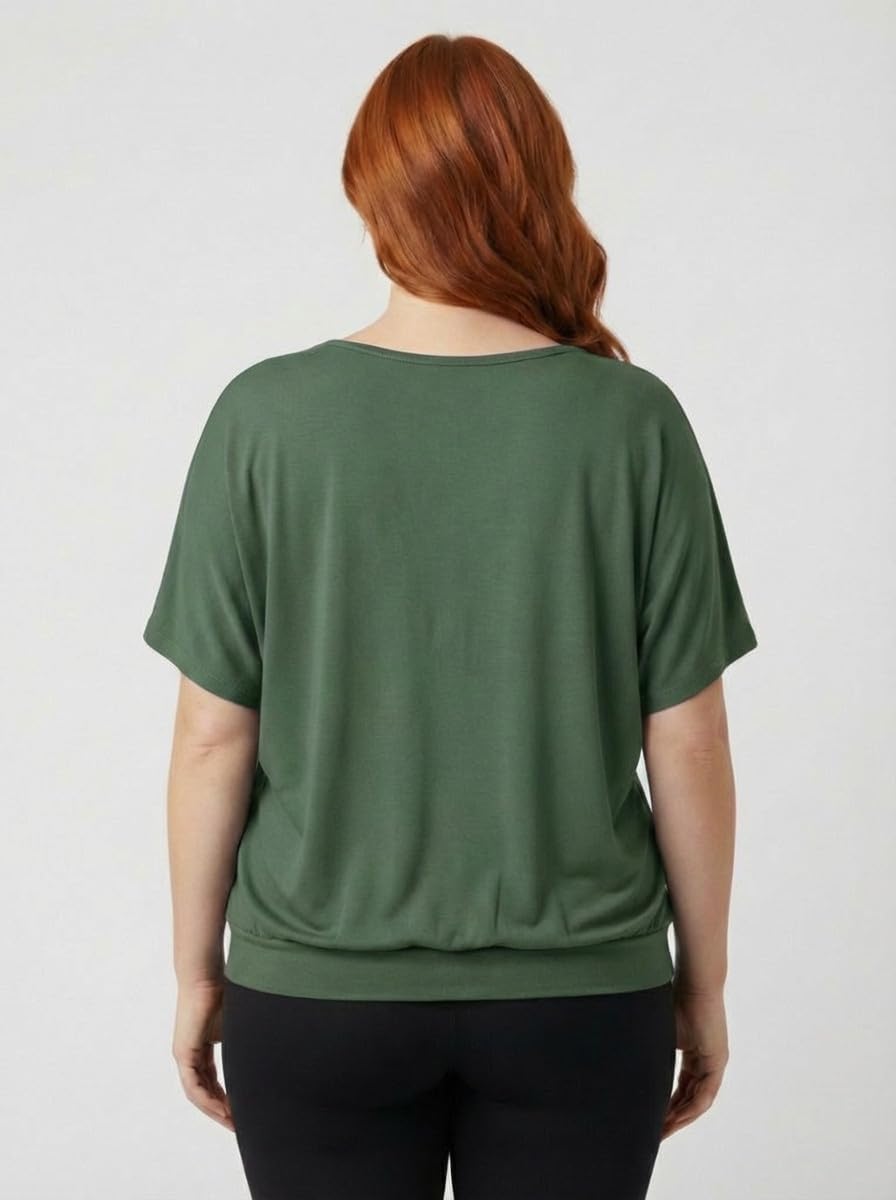 Detalle de Van Der Rich Oversize-T-Shirt mit V-Ausschnitt