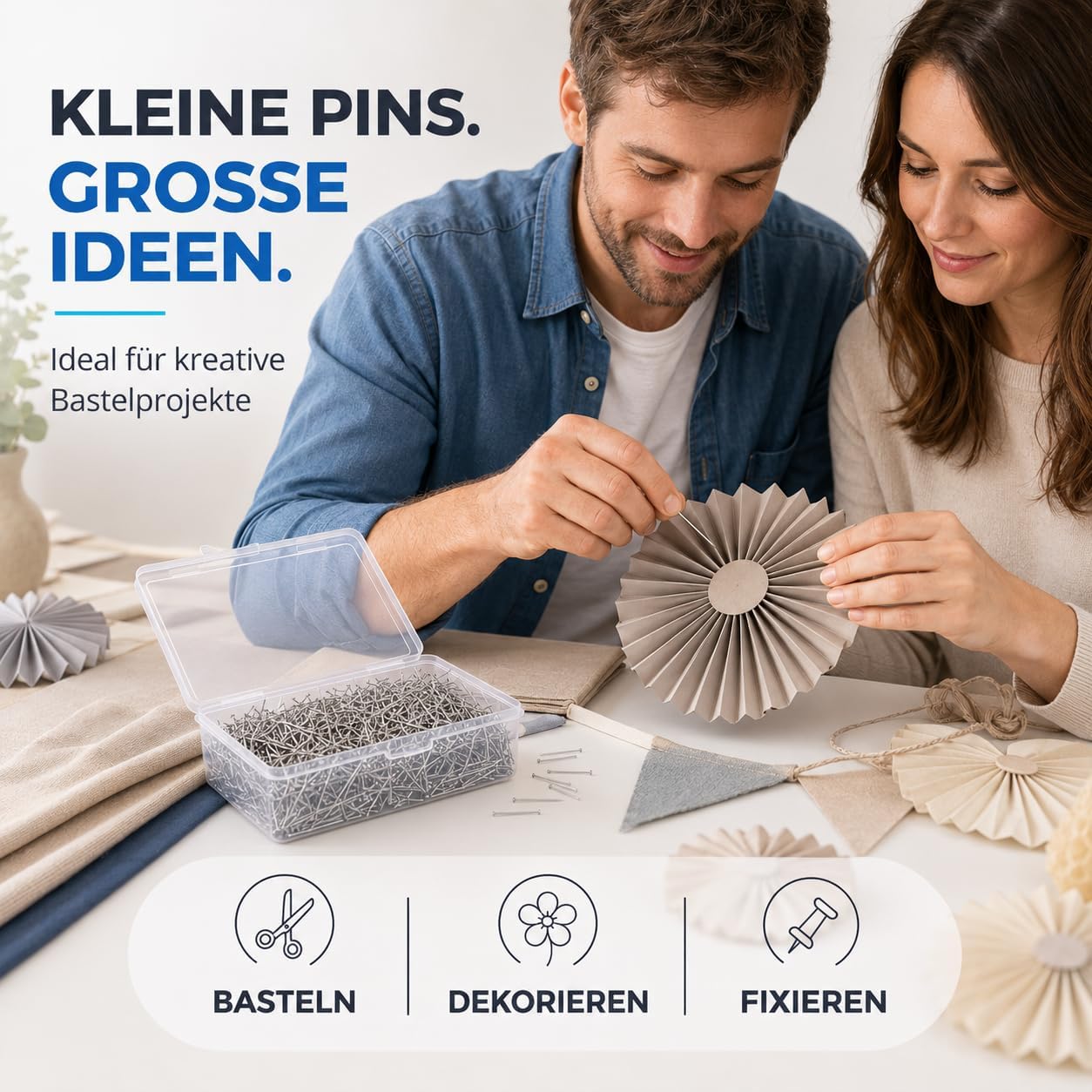 Detalle 2 de TK Gruppe Timo Klingler spelden zonder kop, 13 mm, staal, 1.500 stuks