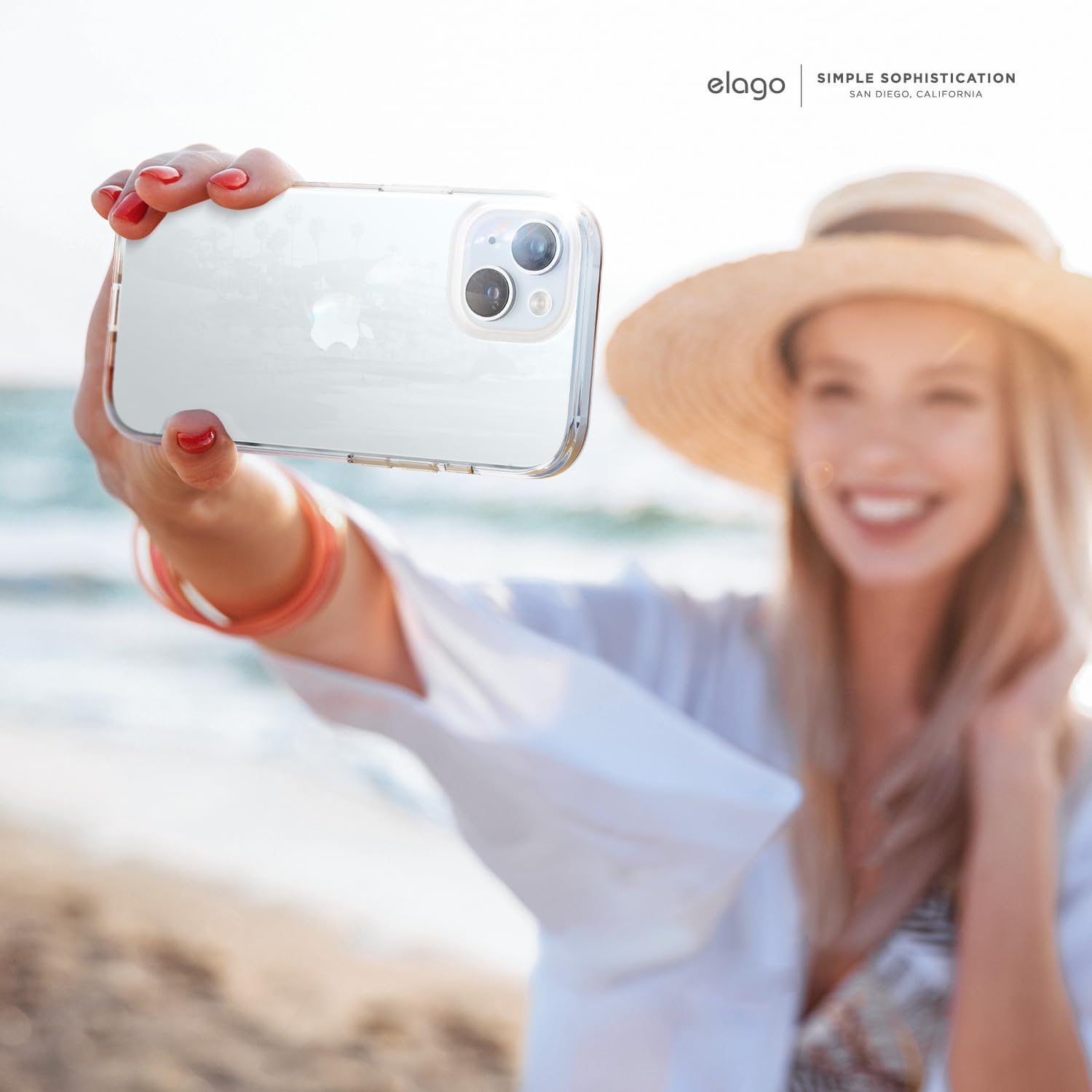 Thumbnail 6 de elago Cover ibrida trasparente per iPhone 15 Plus (policarbonato + TPU), protezione anti-cadute e anti-ingiallimento
