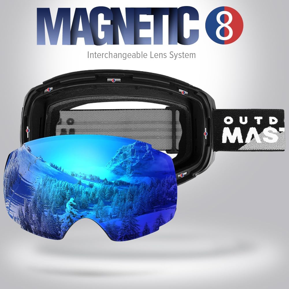 Detalle 2 de OutdoorMaster Ski Goggles PRO Frameless 100% UV400