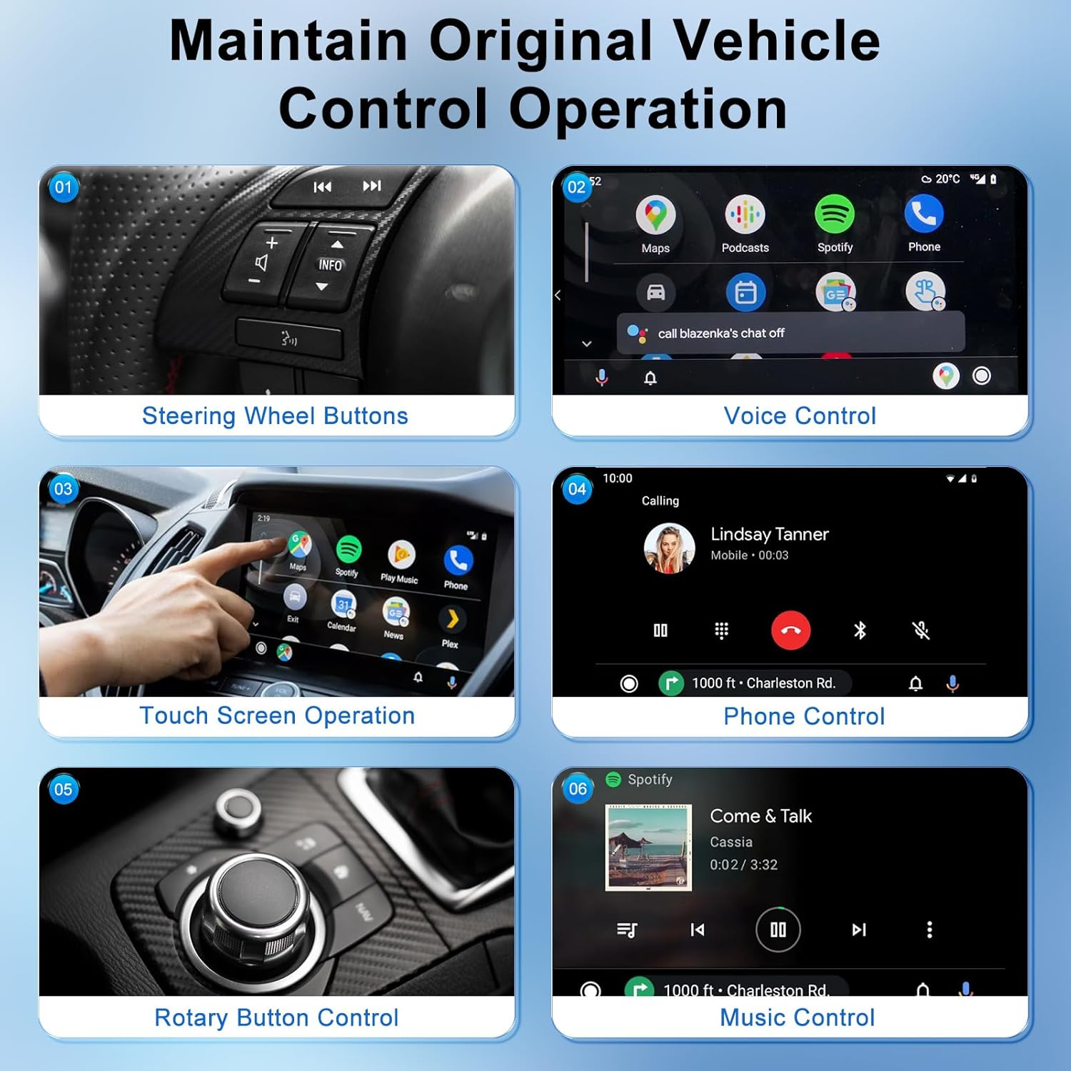 Thumbnail 3 de PAUNEZUEL Android Auto Wireless Adapter UK: Convert Wired to Wireless, Plug and Play