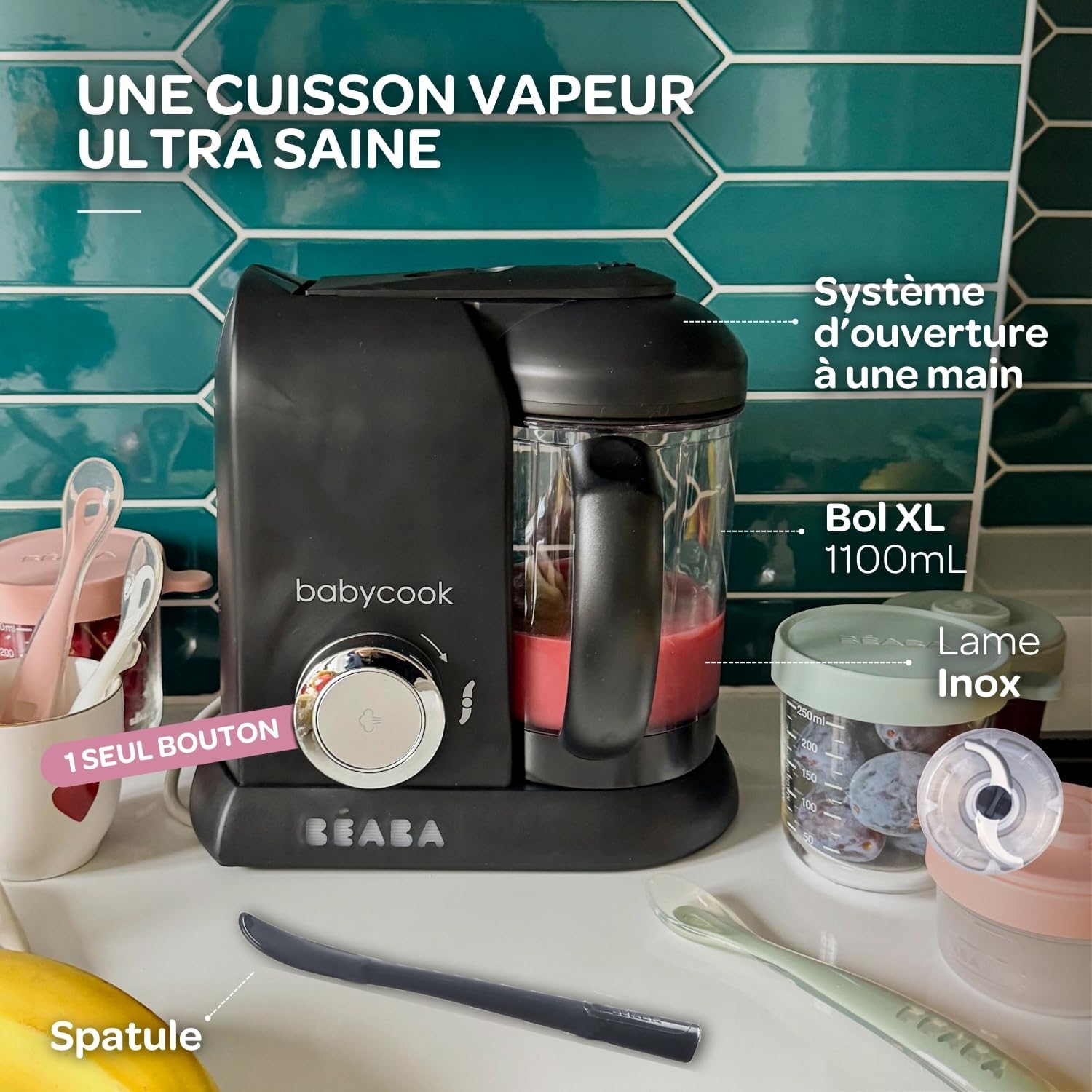 Thumbnail 4 de BÉABA Babycook Solo robot bébé 1100 ml