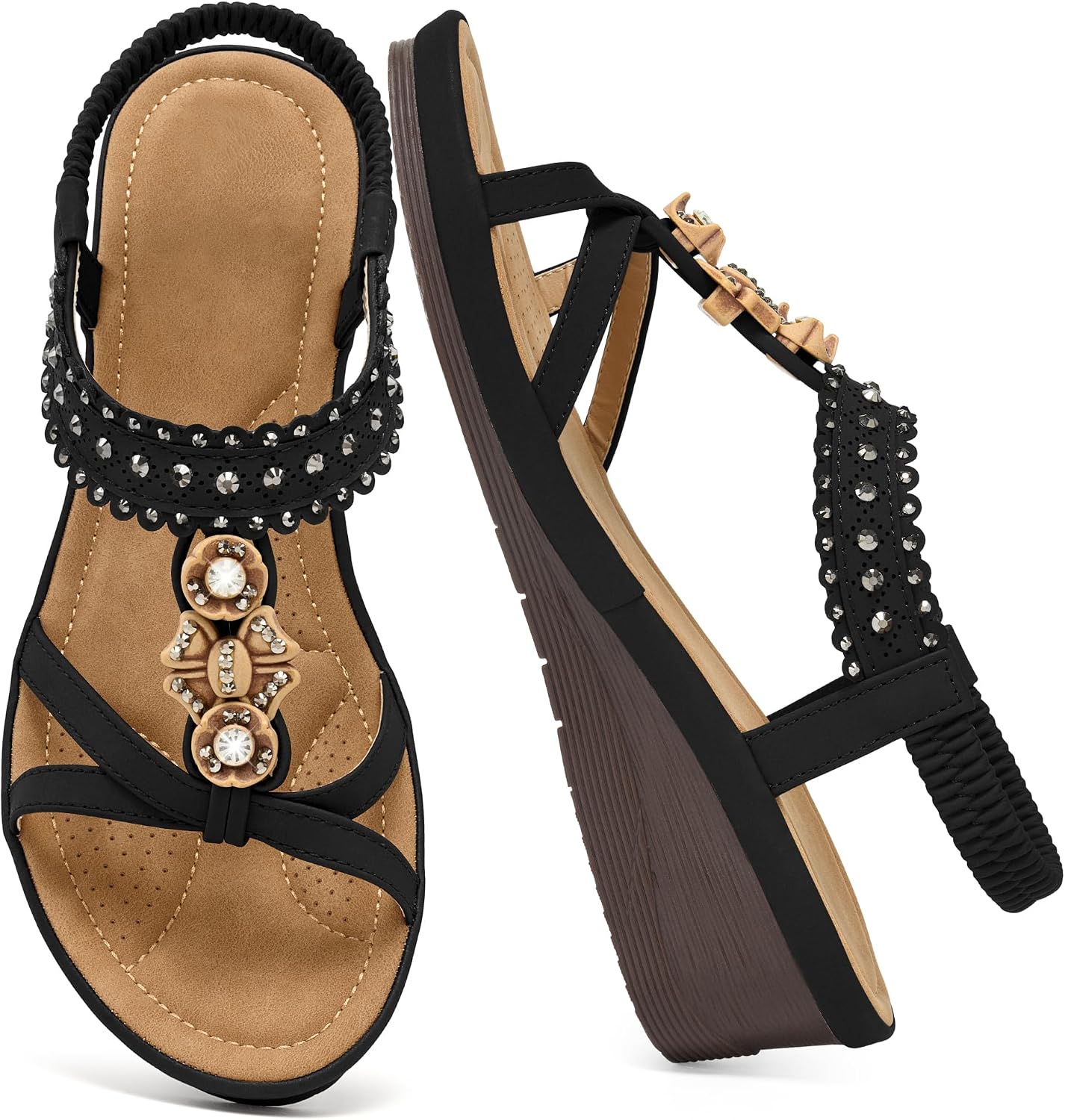 Detalle de Alicegana Comfy Wedge Sandals for Women