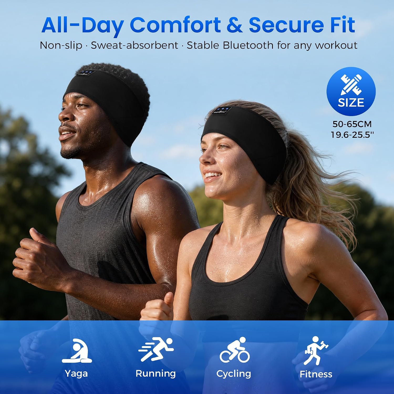 Thumbnail 4 de MUSICOZY Sleep Headphones Bluetooth 5.4 headband