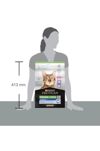 Detalle de Purina Pro Plan Longevis Croquettes Chat Senior Stérilisé Dinde – 3 kg