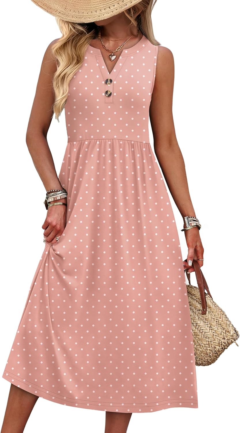 Thumbnail 5 de WIHOLL Women's Summer Maxi Dress with Pockets for Vacation & Beach Days