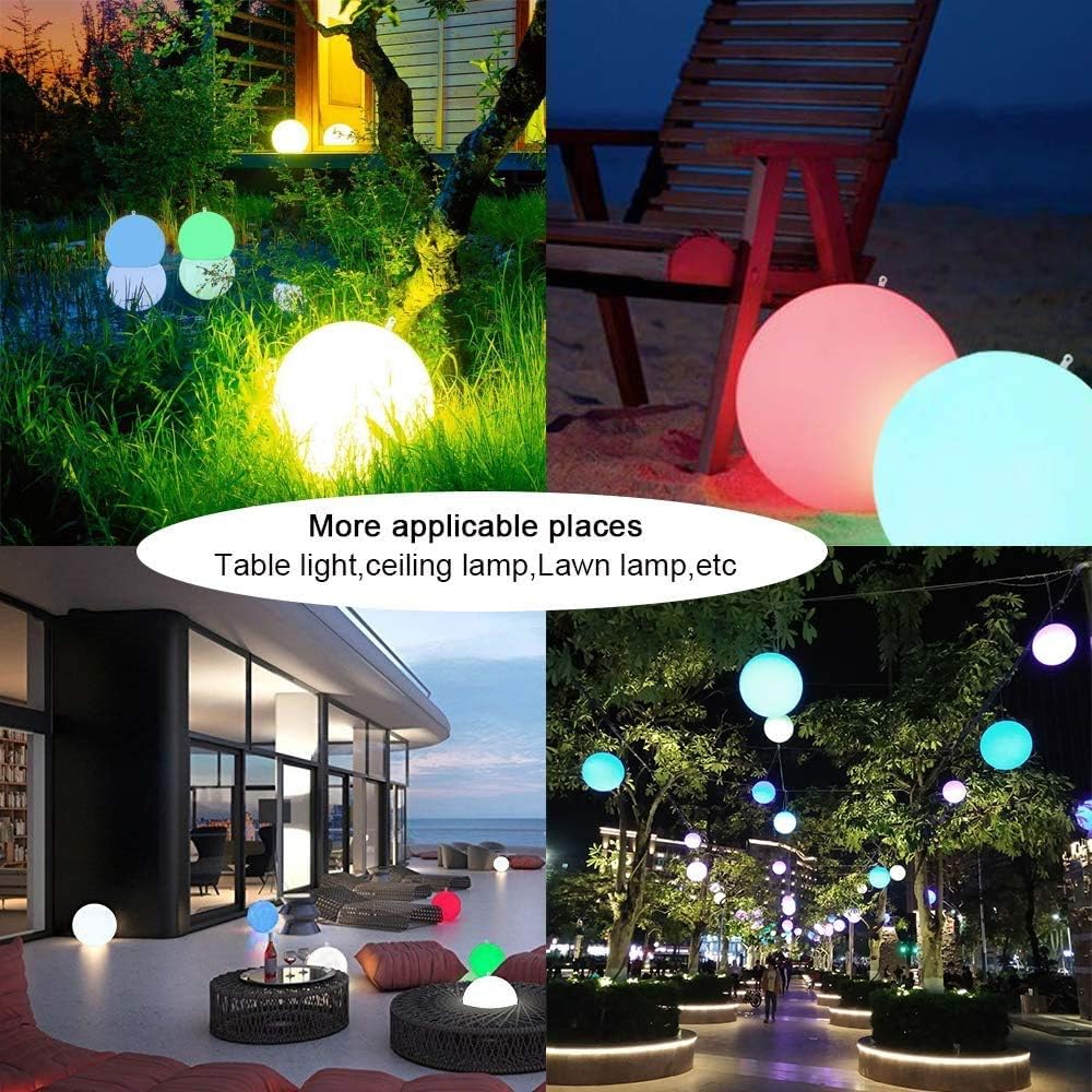 Thumbnail 6 de Esuper CT212 Inflatable Solar Pool Lights, 14-Inch, IP68, Colour-Changing