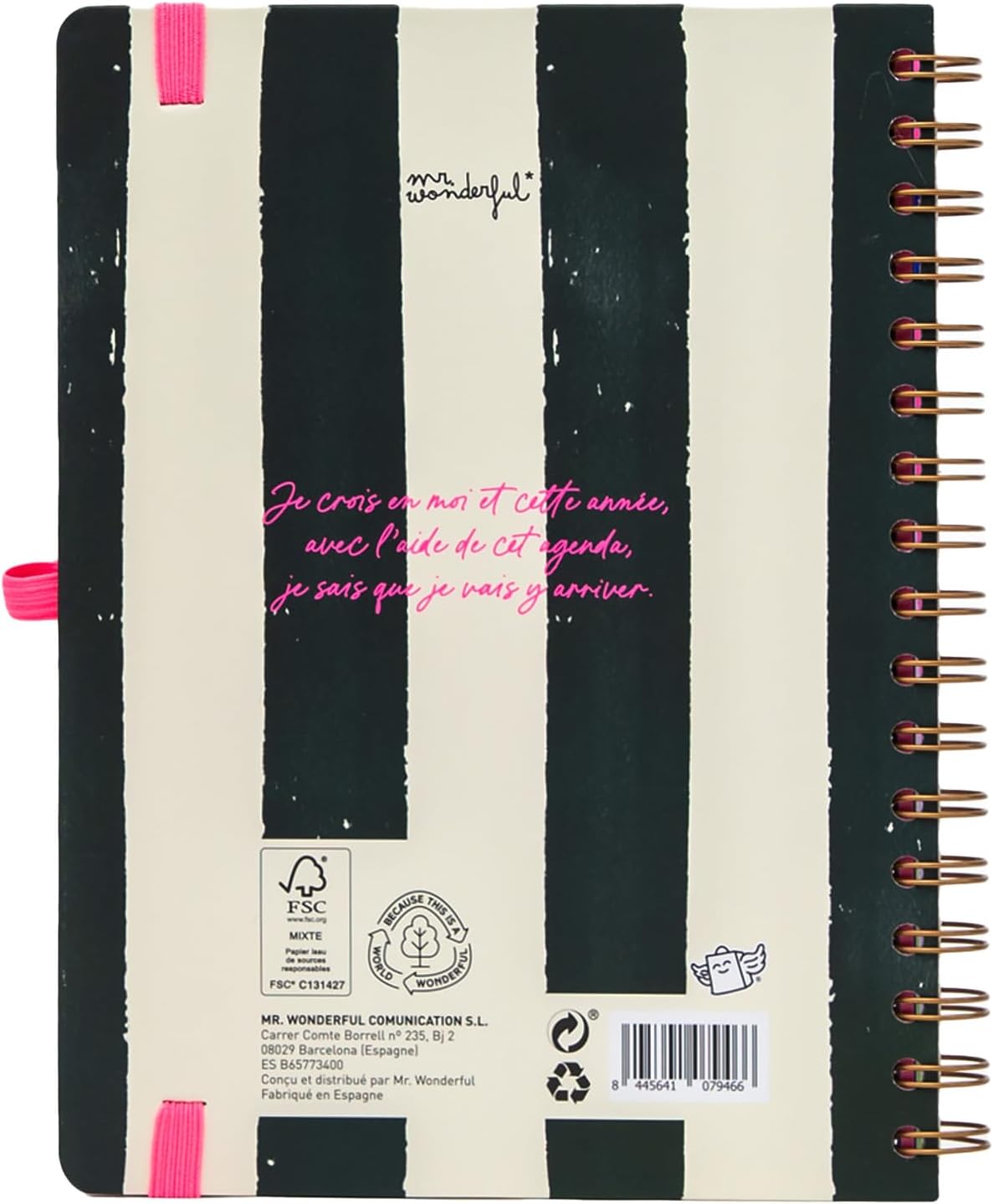 Detalle 2 de Agenda Mr. Wonderful 2026-27 Hebdomadaire – Je commence et on verra bien