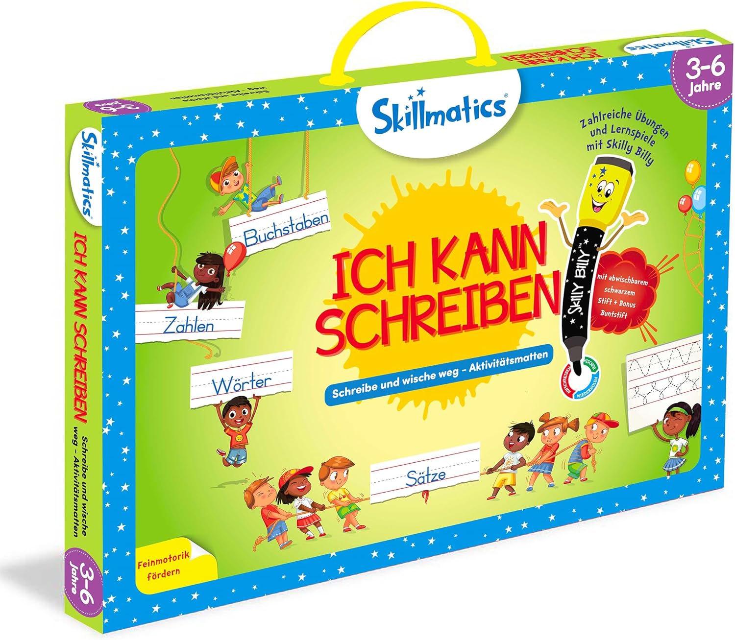 Thumbnail 6 de Skillmatics Lernspiel – Ich kann schreiben: Wiederverwendbare Aktivitätsmatten für 3–6 Jahre