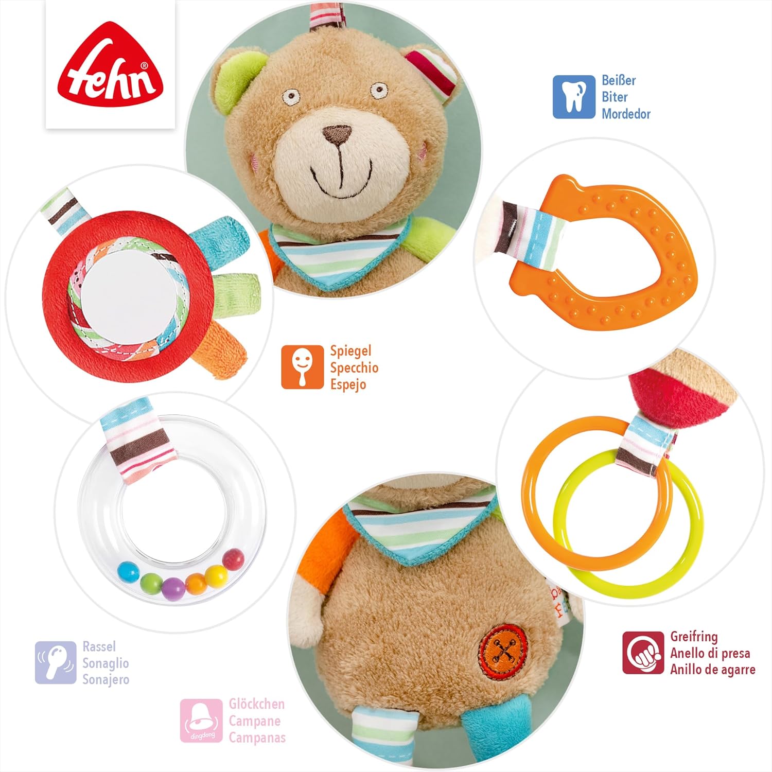 Detalle de Fehn Peluche de Actividades para Bebés