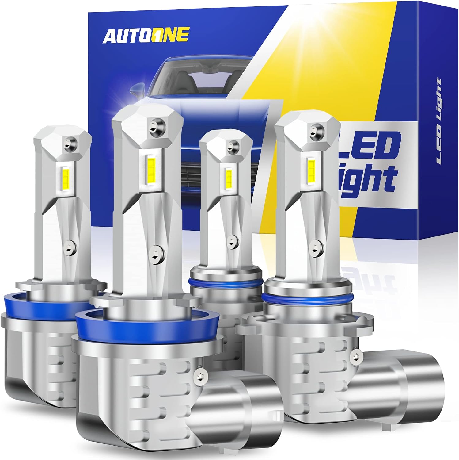 Detalle de AUTOONE LED Fog Light Bulbs H11
