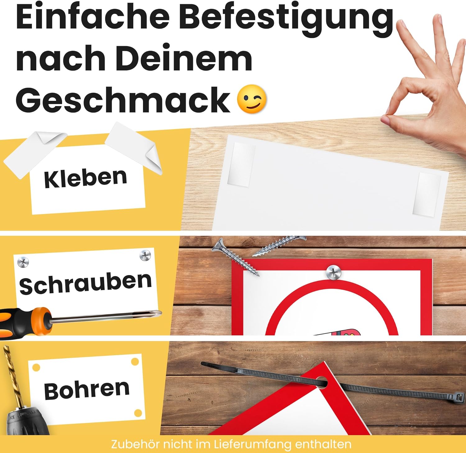Thumbnail 5 de DankeDir! Mähroboter kreuzt – Schild 30x20 cm, wetterfestes Gartenschild