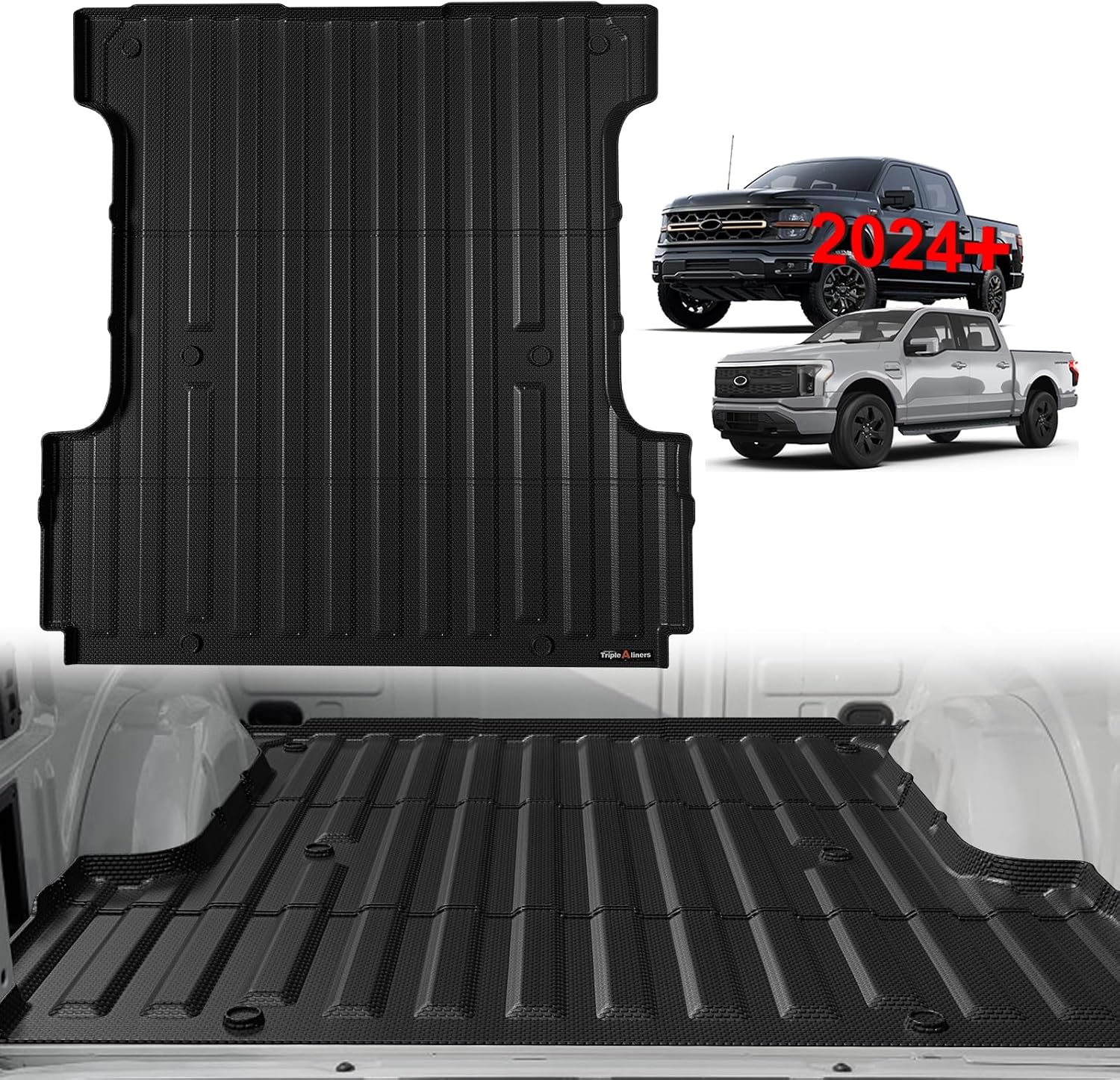 Detalle de TripleAliners Truck Mat for 2024–2026 Ford F-150 & Lightning 5.5FT Bed