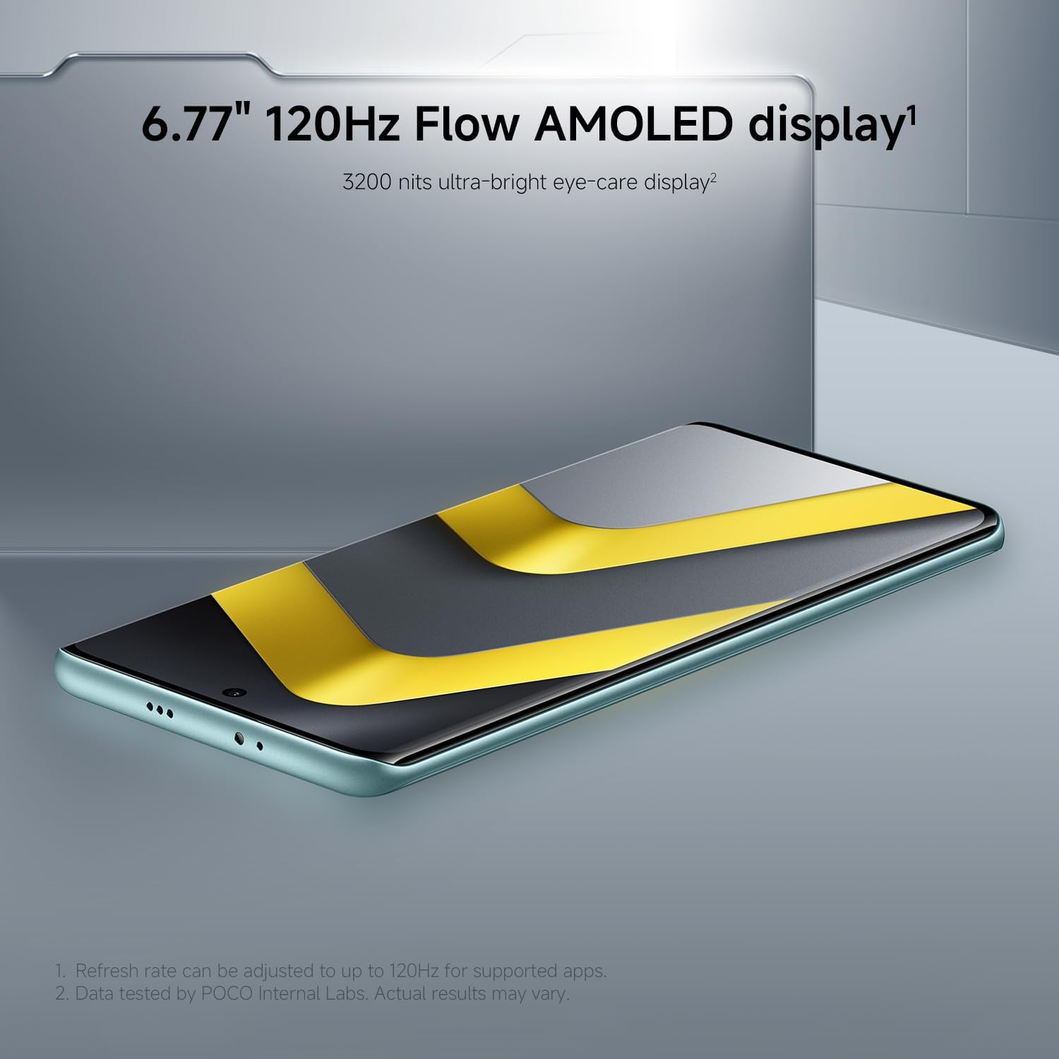 Detalle 2 de XIAOMI POCO M8 Smartphone 8+256GB — 6.77" Flow AMOLED, 120Hz, Snapdragon 6 Gen 3
