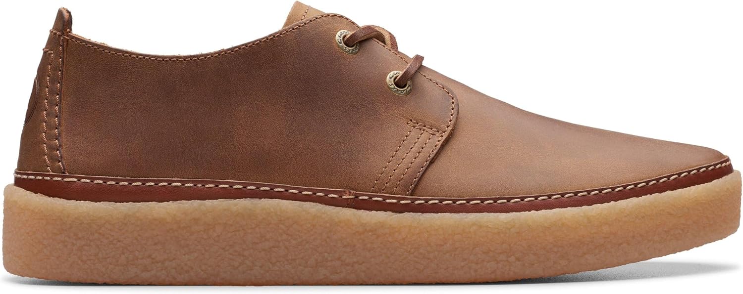 Detalle 1 de Clarks Derby pour homme — Derby en cuir, lacets et semelle caoutchouc