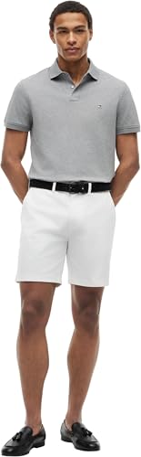 Detalle de Tommy Hilfiger Polo de Manga Corta Hombre Core 1985 Regular Fit — Gris (XL)