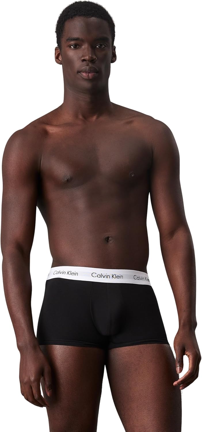 Thumbnail 1 de Boxers Calvin Klein taille basse homme (lot de 3) en coton stretch