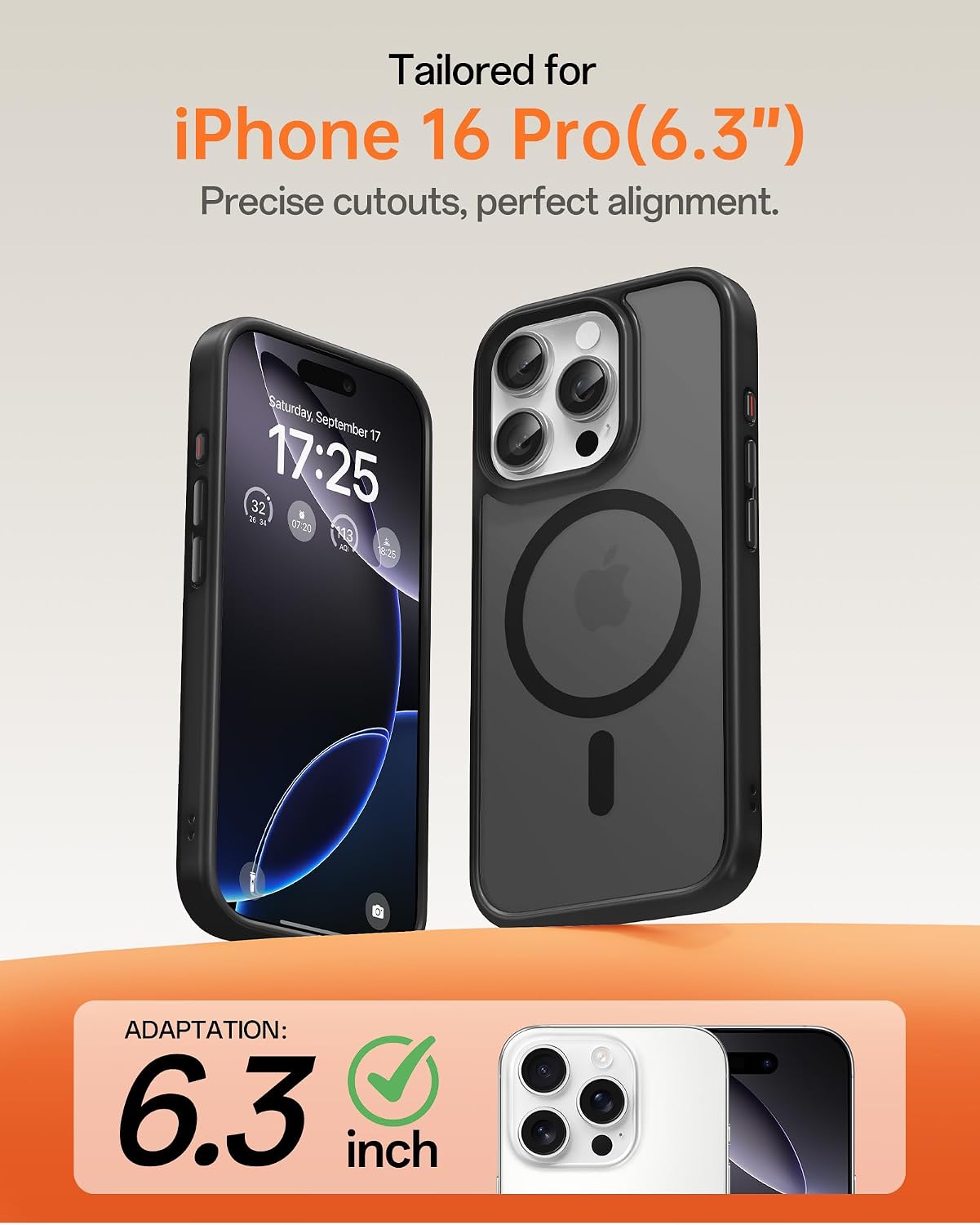 Thumbnail 1 de UNBREAKcable Magnetic Case iPhone 16 Pro (6.3")