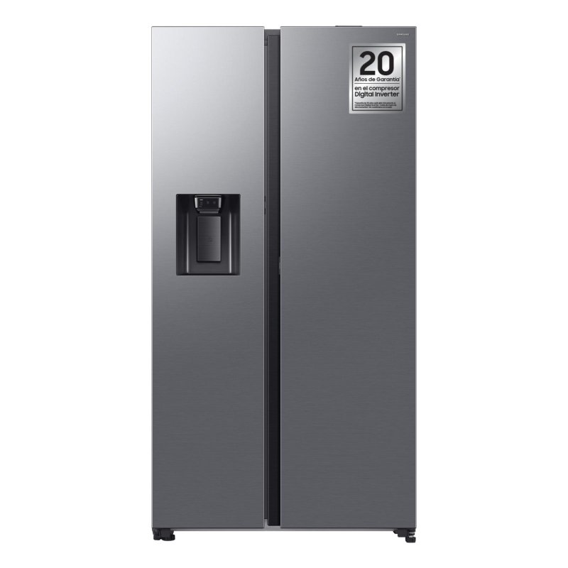 Detalle de Frigorífico Samsung Americano 178 cm, 640 L, Inox No Frost con Wi‑Fi y Dispensador AI