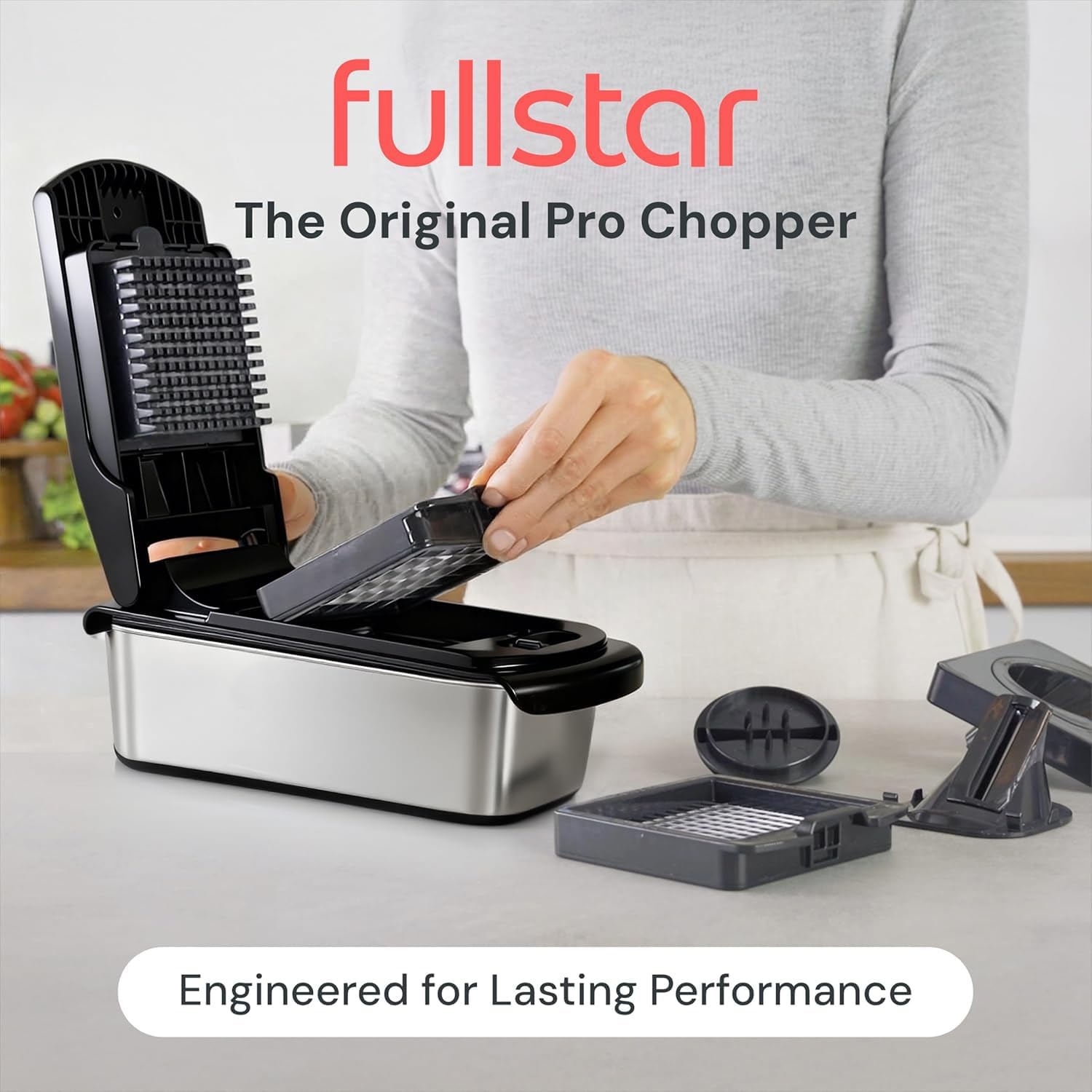 Thumbnail 1 de Fullstar 4-in-1 Pro Vegetable Chopper & Cutter – Slicer Dicer Spiralizer with 5-Cup Capacity