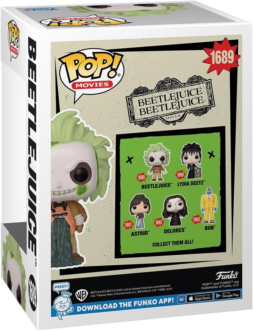 Thumbnail 5 de Funko Pop Movies: Beetlejuice – Figurine en Vinyle à Collectionner (9,5 cm)