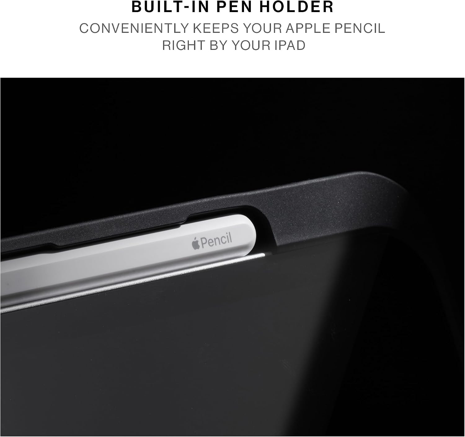 Detalle 2 de Native Union Active Case for iPad Pro 13" (M5, M4) – 4‑in‑1 stand cover with Pencil holder and auto wake/sleep (Black)