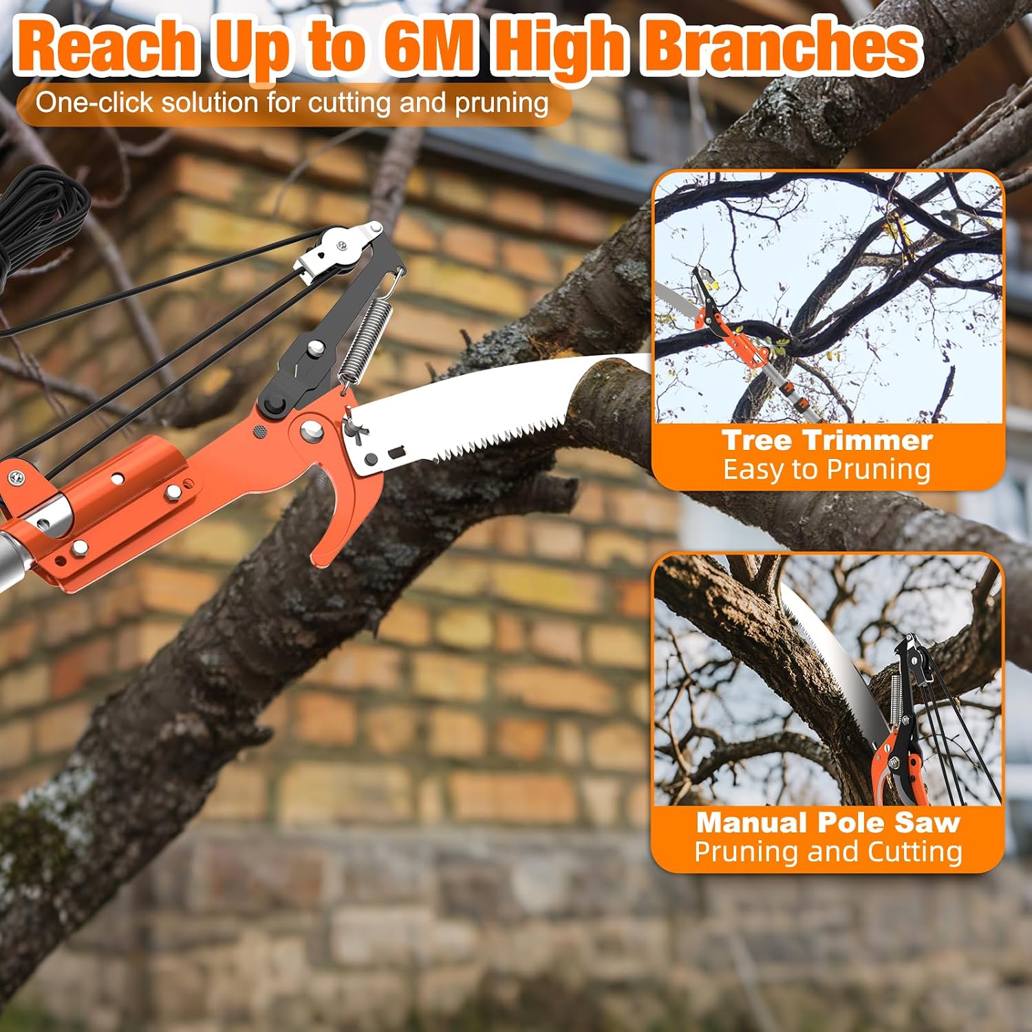 Thumbnail 5 de LAANPOLE 6m Telescopic Tree Pruner & Lopper