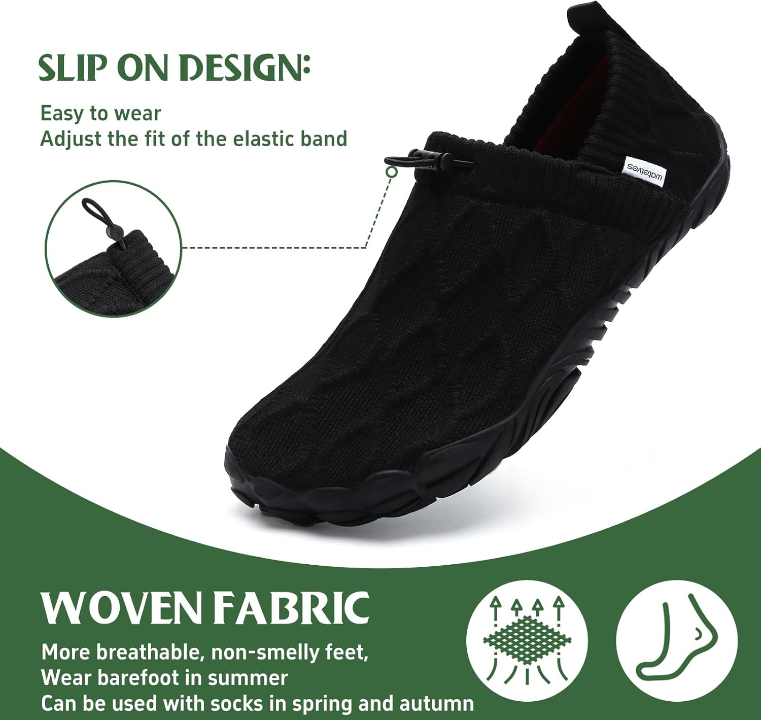 Thumbnail 1 de WateLves Barefoot Water Shoes for Women and Men: Minimalist, Comfortable Walking Sneakers