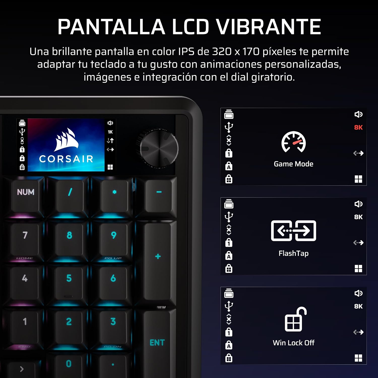 Thumbnail 6 de Corsair Vanguard Pro 96 Teclado magnético 96%