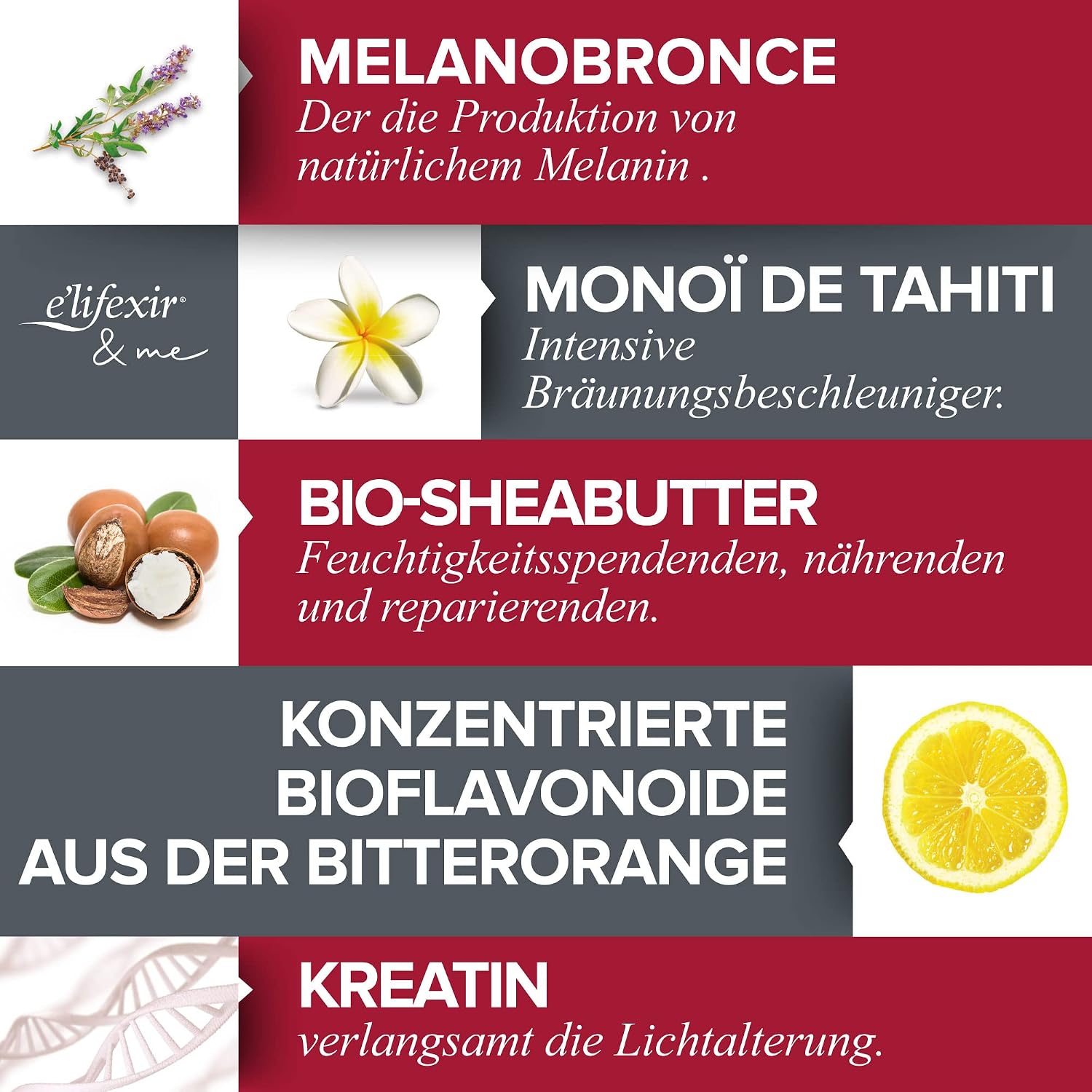Thumbnail 2 de Elifexir Piel Canela SPF 30 – Bräunungsbeschleunigungsgel mit Monoï Tahiti, wasserfest