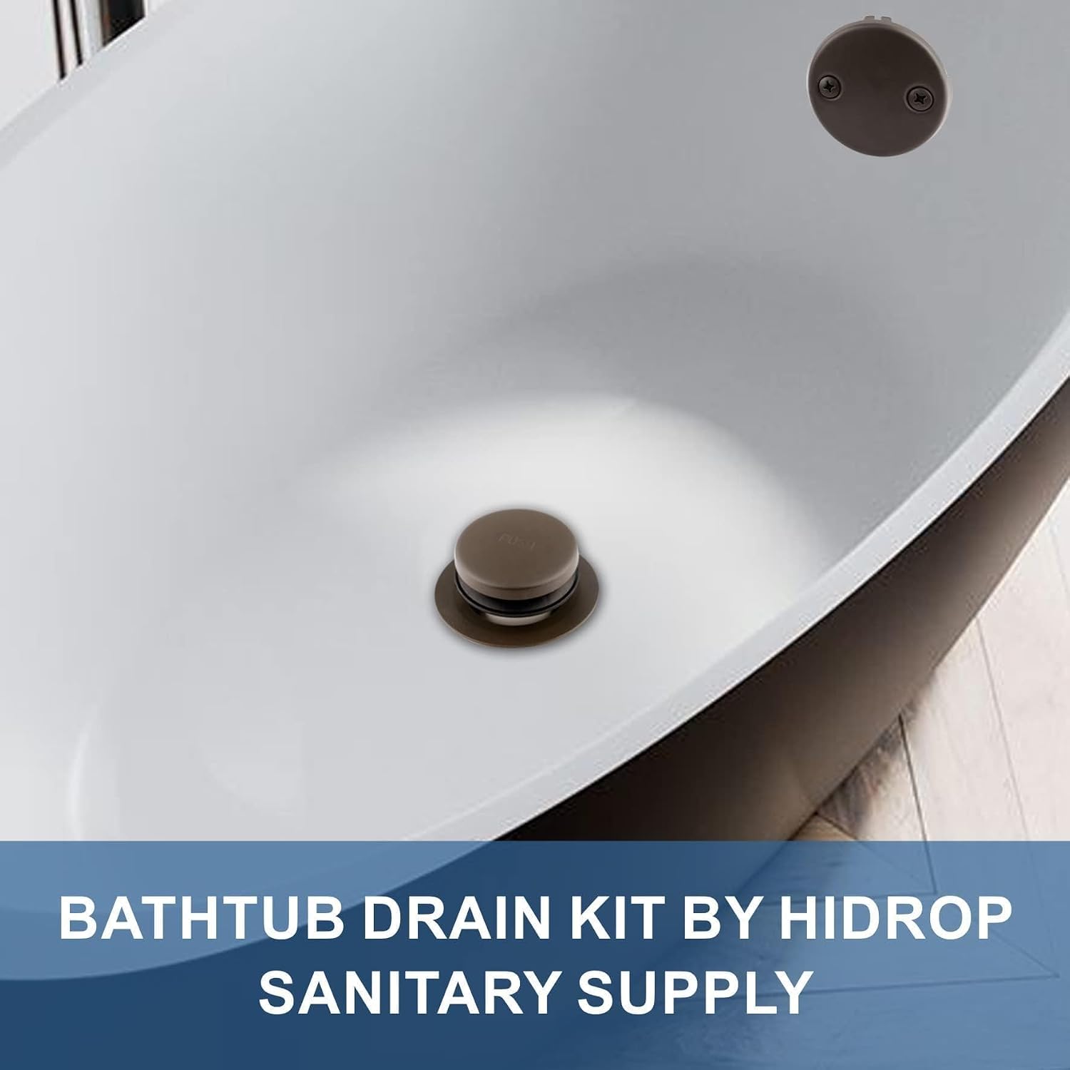 Thumbnail 1 de HIDROP Bathtub Drain Assembly, Oil-Rubbed Bronze