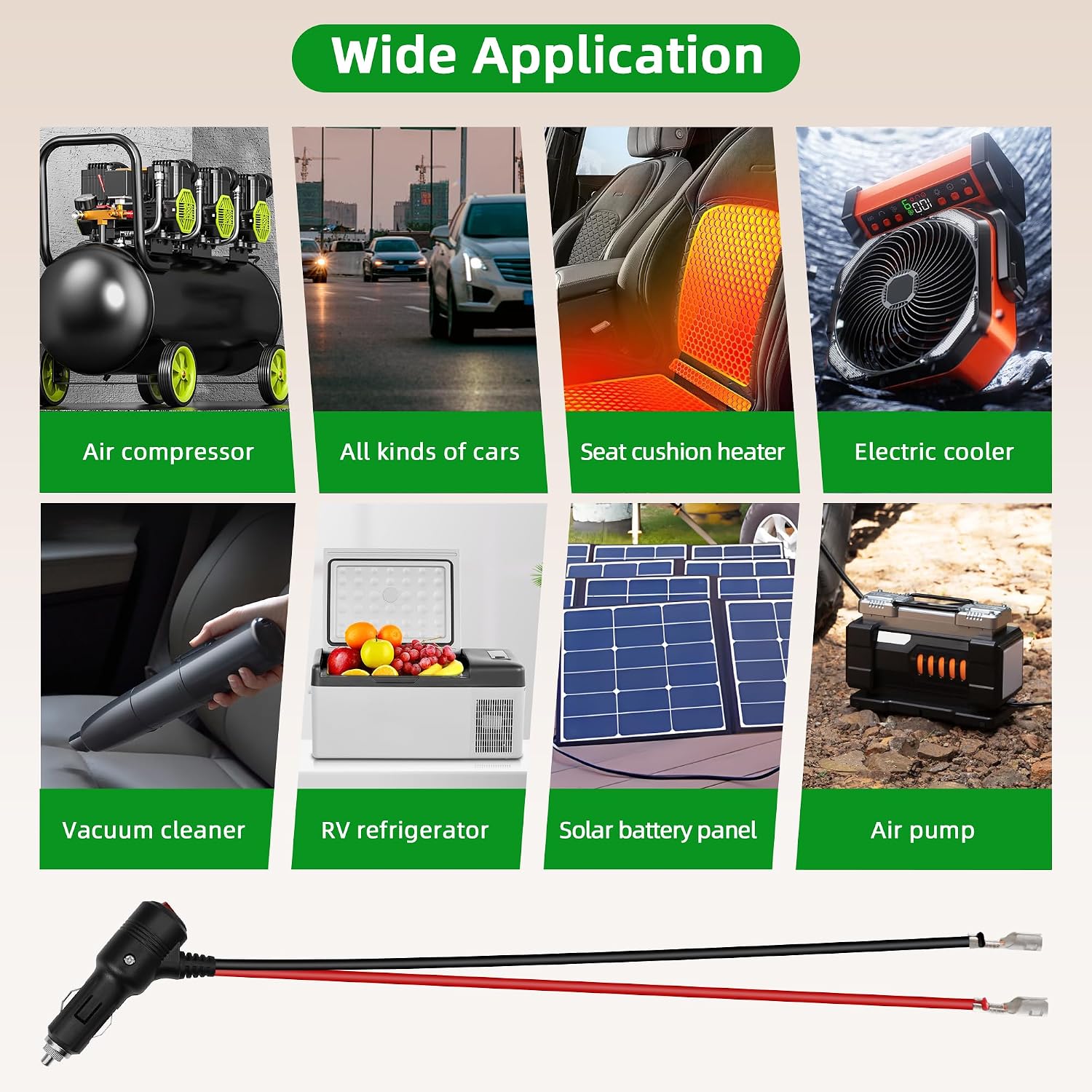 Thumbnail 5 de RIIEYOCA 2PCS 12V 24V car lighter adapter