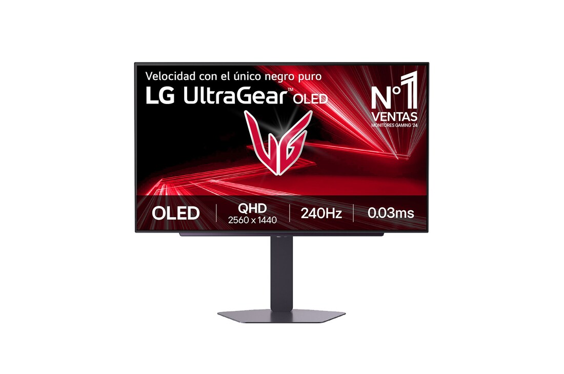 Detalle de LG UltraGear 27GX704AX-B Monitor gaming OLED 27" QHD 240 Hz