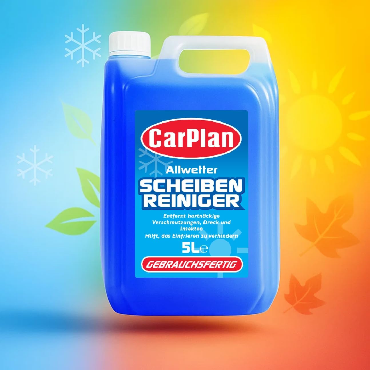 Thumbnail 1 de CarPlan Ganzjahres-Scheibenreiniger gebrauchsfertig (5 L) – Insekten-Entferner mit Frostschutz bis -4 °C