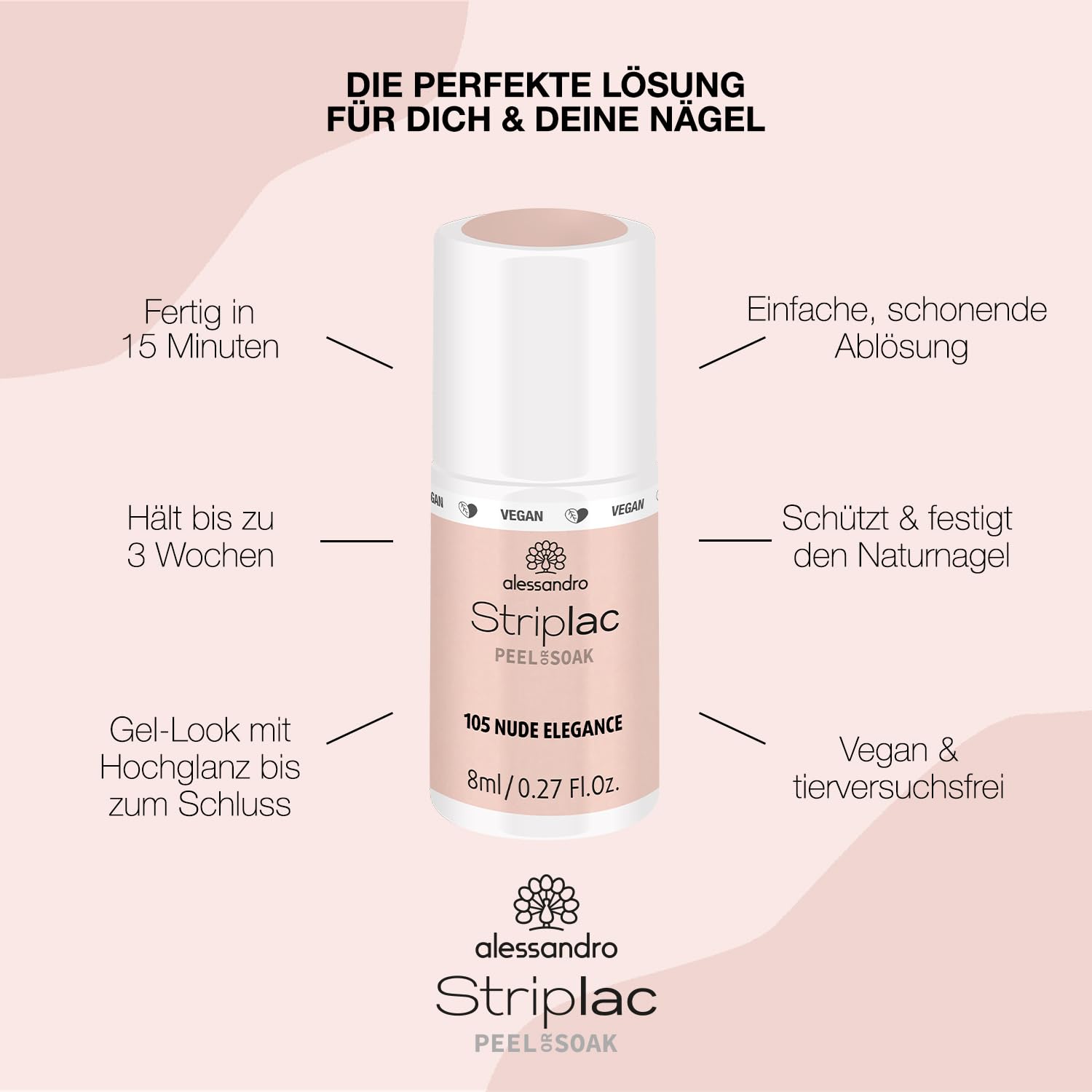 Thumbnail 4 de alessandro Striplac Nude Elegance 8 ml