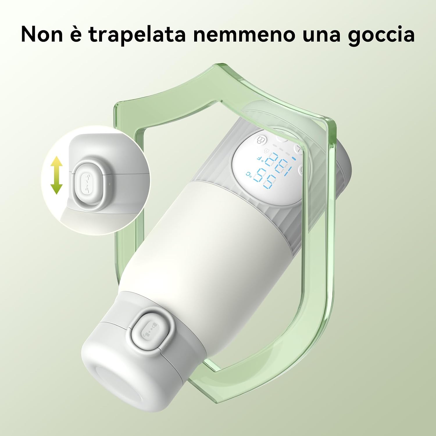 Thumbnail 5 de APZOKI Scaldabiberon portatile: riscaldamento rapido in viaggio, 380 ml e batteria da 10000 mAh