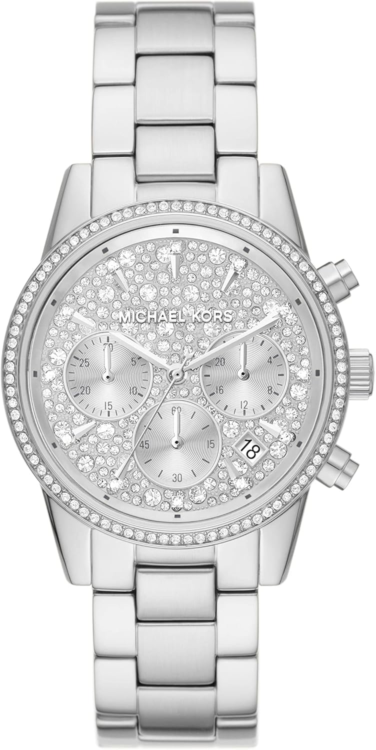 Thumbnail 6 de Michael Kors Bryant Donna: Orologio cronografo al quarzo da 37 mm con cinturino in acciaio inox