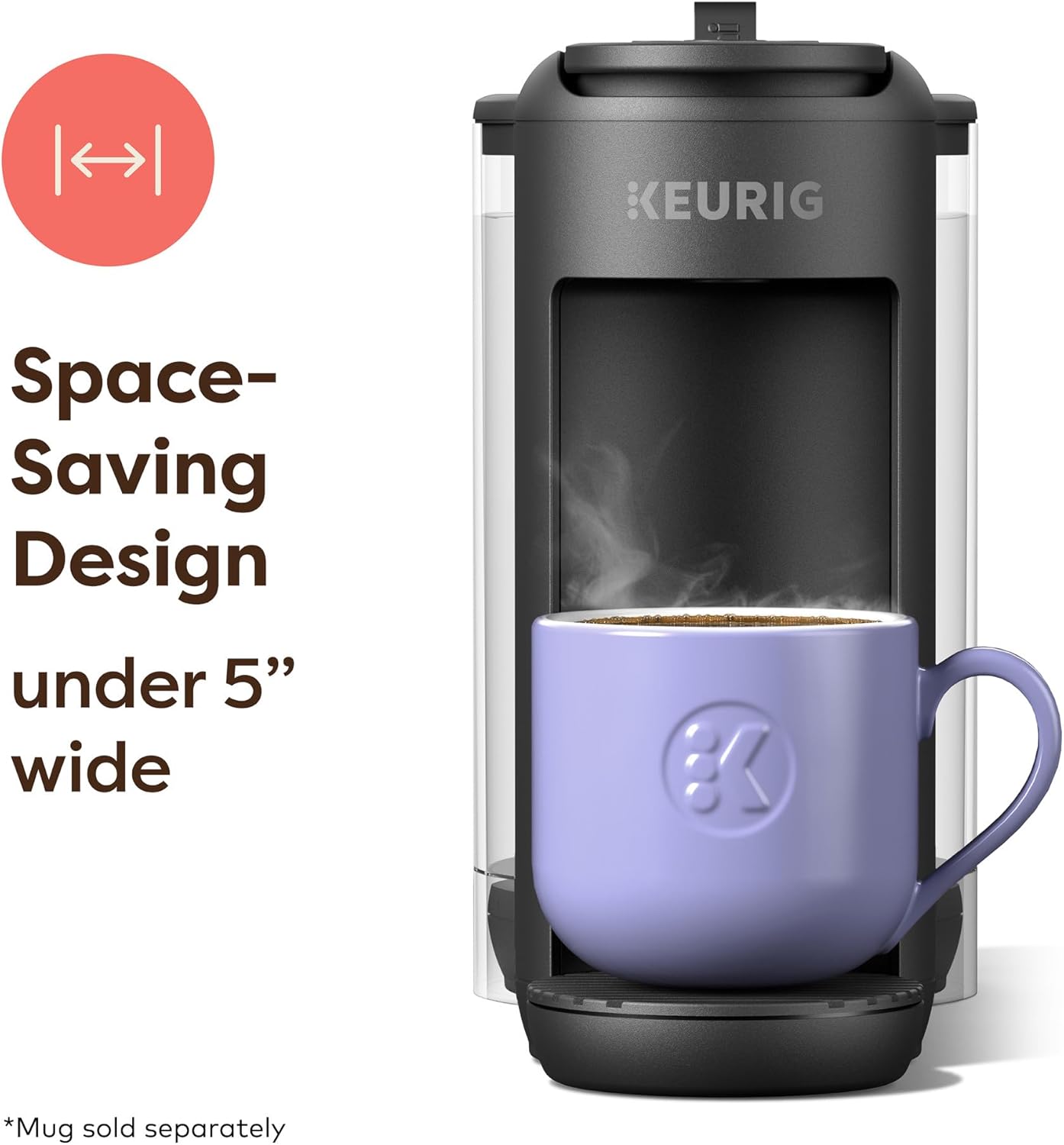 Thumbnail 1 de Keurig K-Mini Mate Plus: Compact Single-Serve Coffee, Brew Over Ice, Strong Brew, 50 oz Reservoir