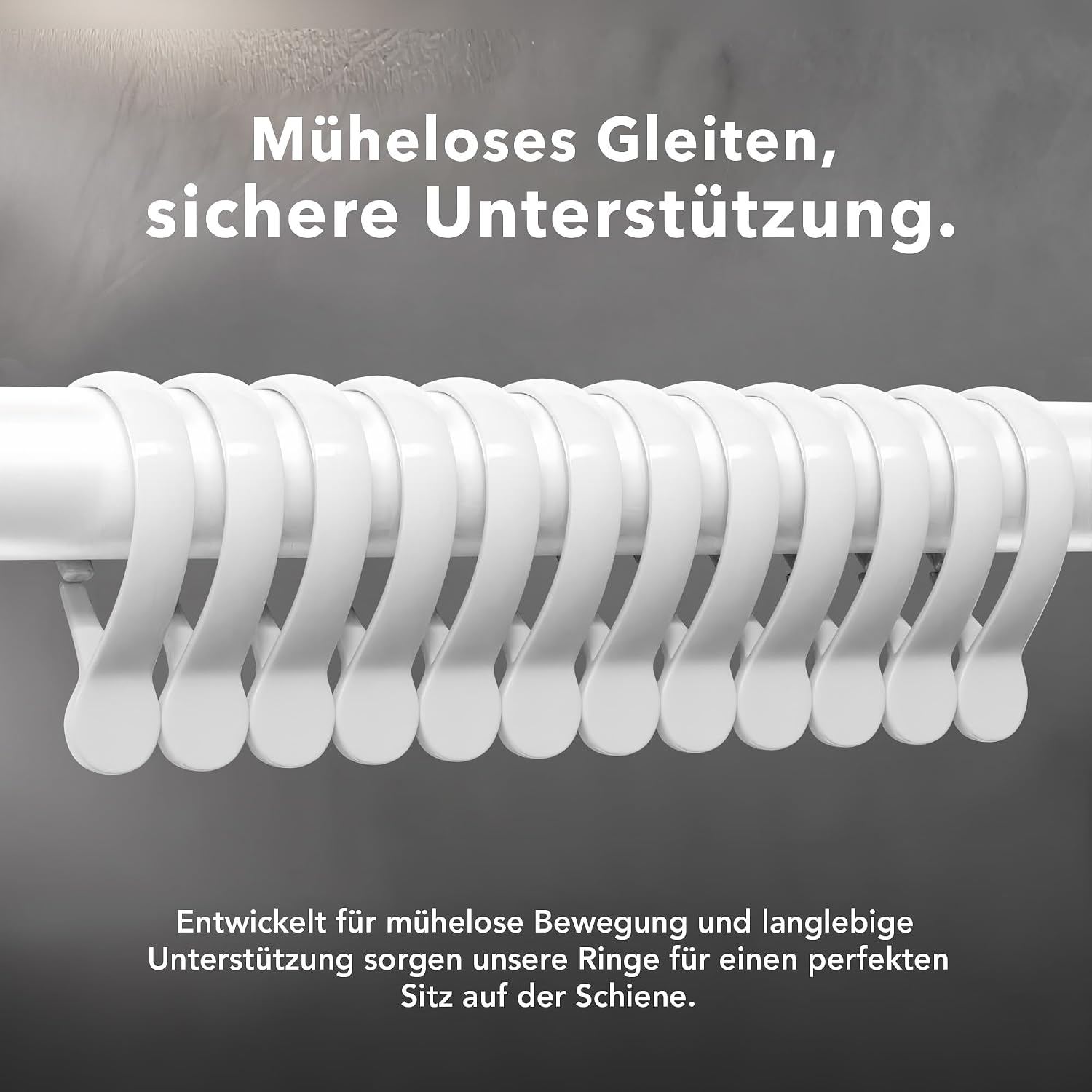 Detalle 2 de Erica Duschvorhangstange 4-in-1 für Ecke