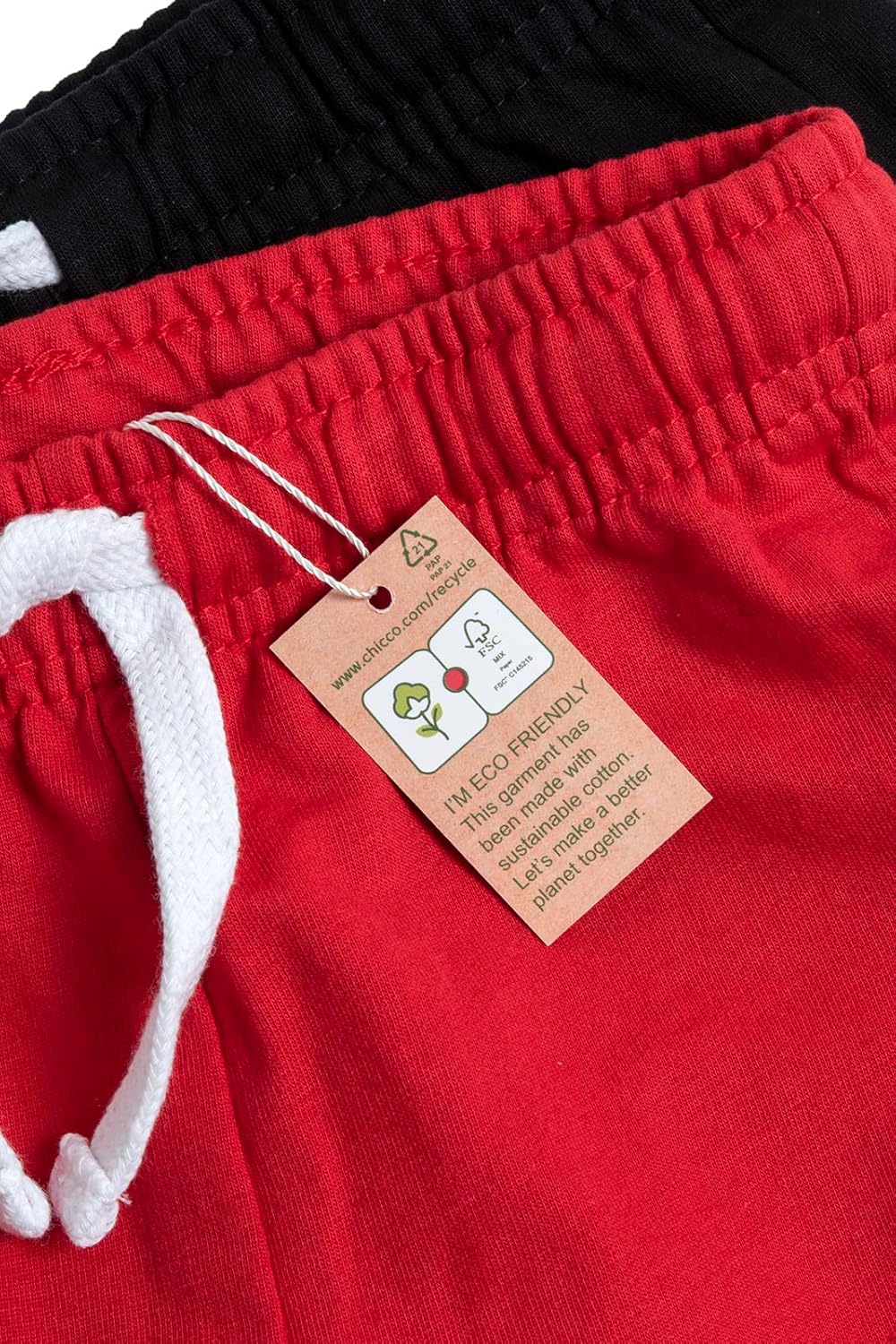 Detalle de Chicco Set Pantaloni Bambino – Pantaloni Lunghi in Felpa, 2 pezzi, lavabili in lavatrice