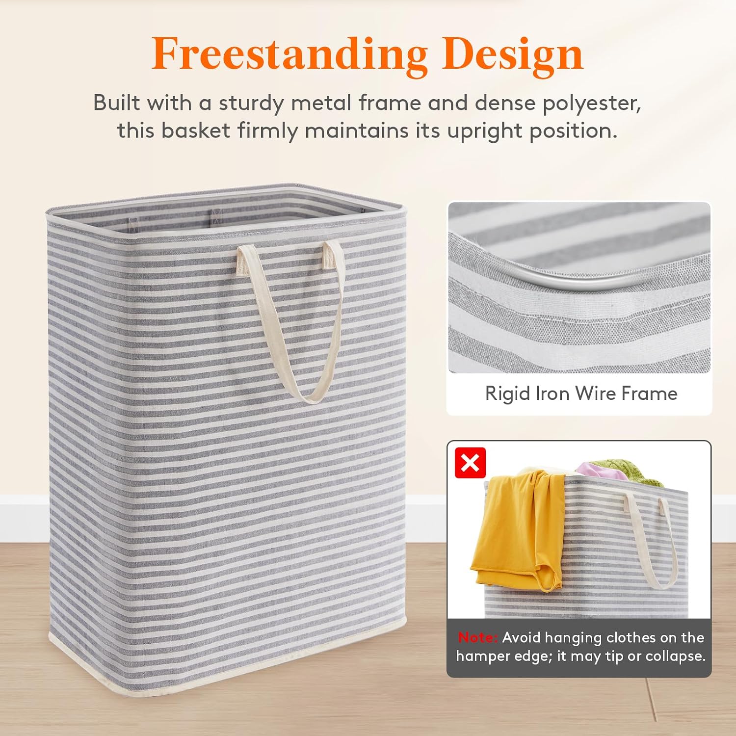 Detalle 2 de Lifewit laundry hamper 125L
