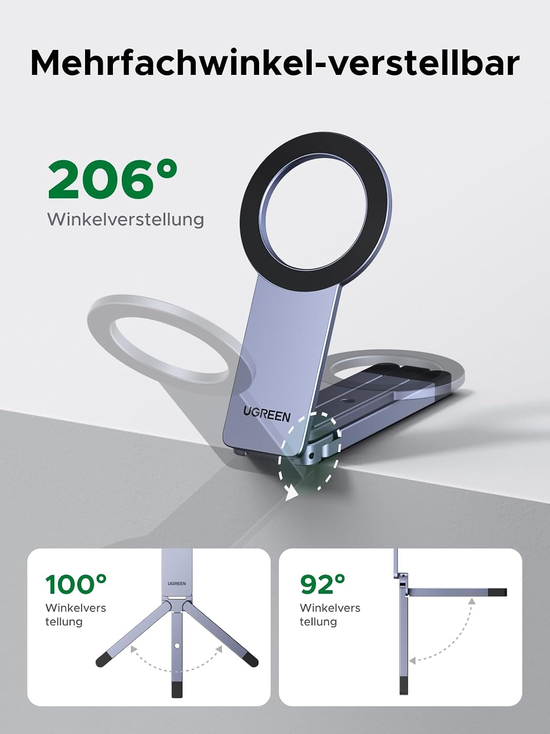 Thumbnail 6 de UGREEN Magnetisches Handy Stativ aus Aluminium mit MagSafe-Halterung