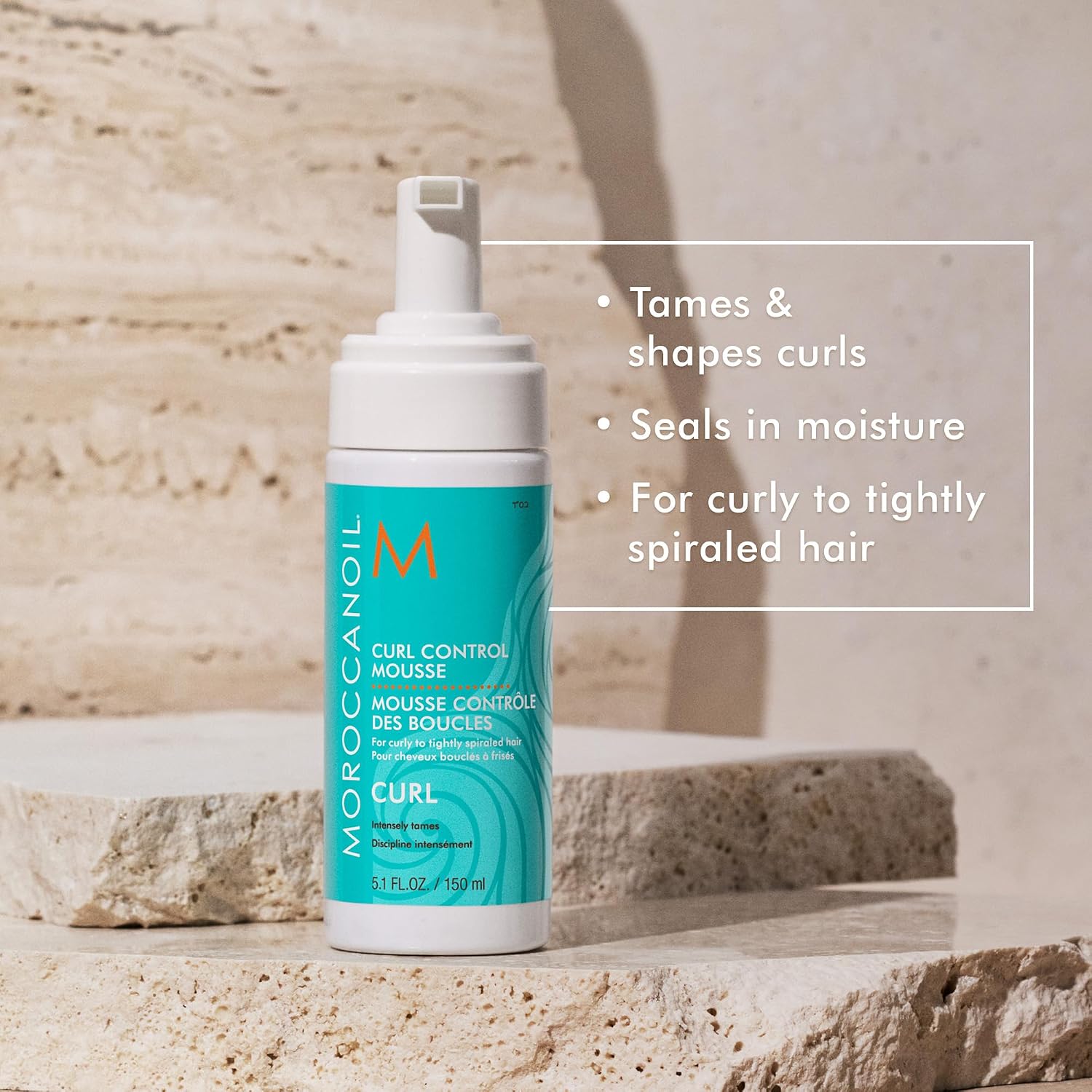 Thumbnail 1 de Moroccanoil Locken Pflegeschaum (150 ml) – für mehr Fülle und Griffigkeit in lockigen Längen