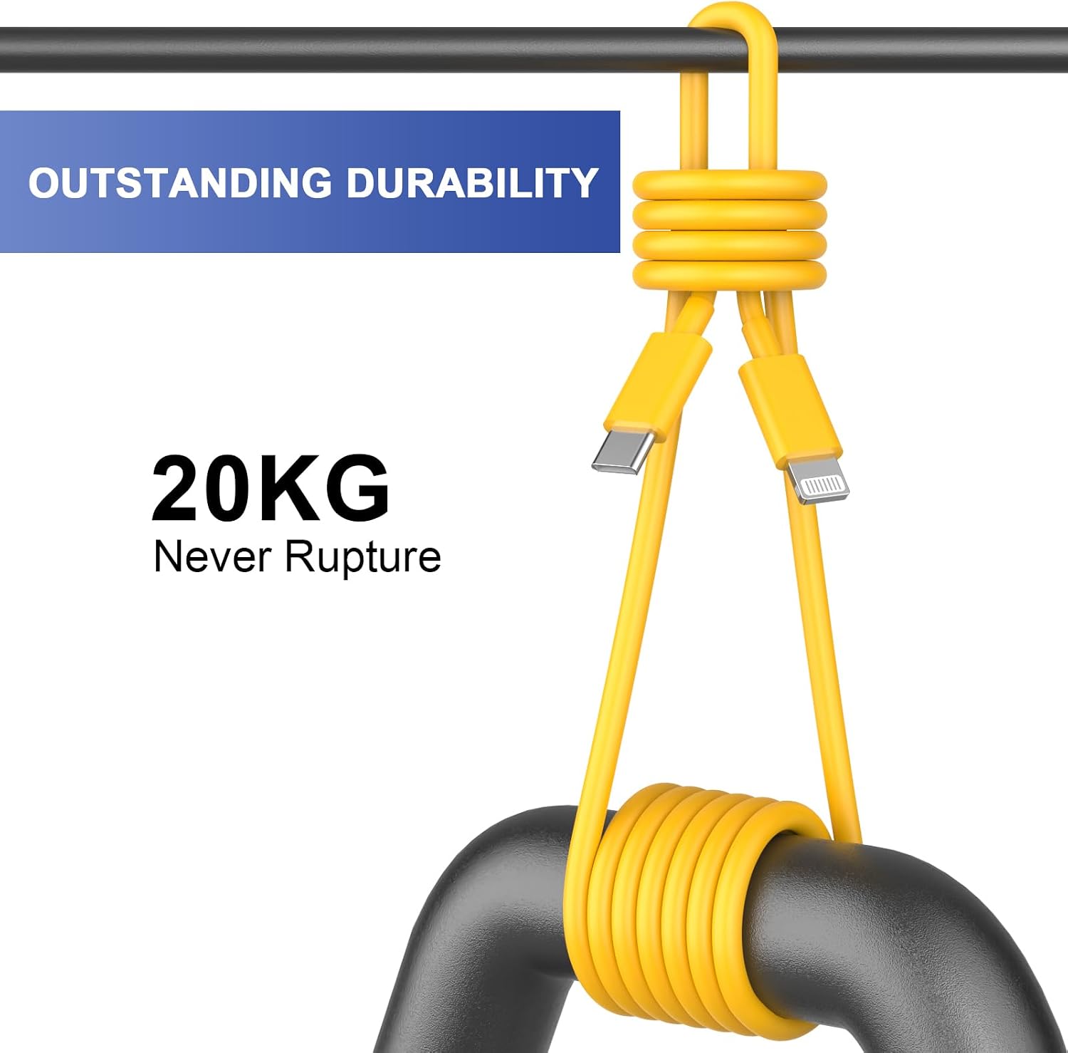 Thumbnail 6 de QASHQAI XHD-PD20W 20W USB-C iPhone Charger with 10-Foot Lightning Cables